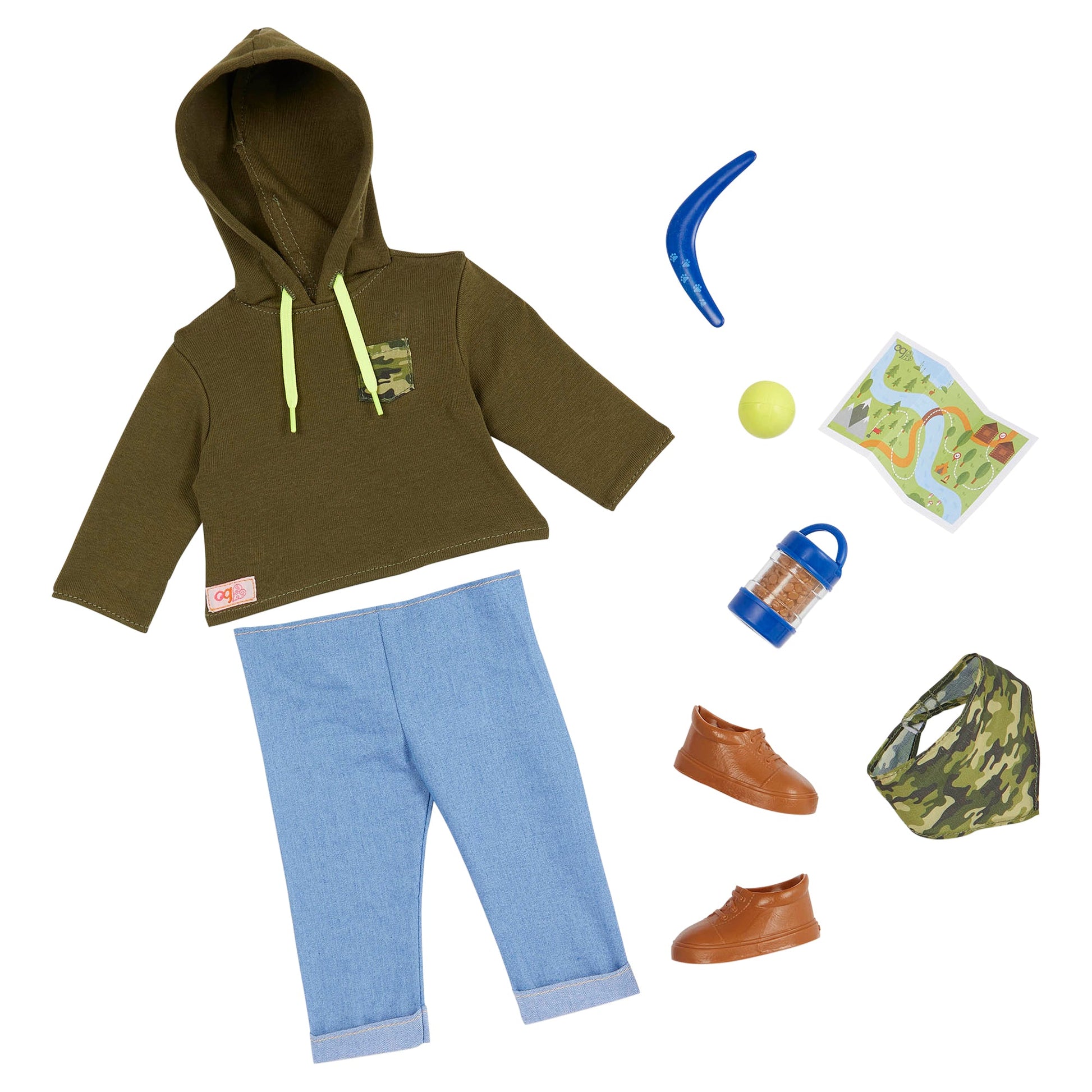 Doll w/ Pet Dog, Elliot & Australian Shepherd - Mastermind Toys___249447