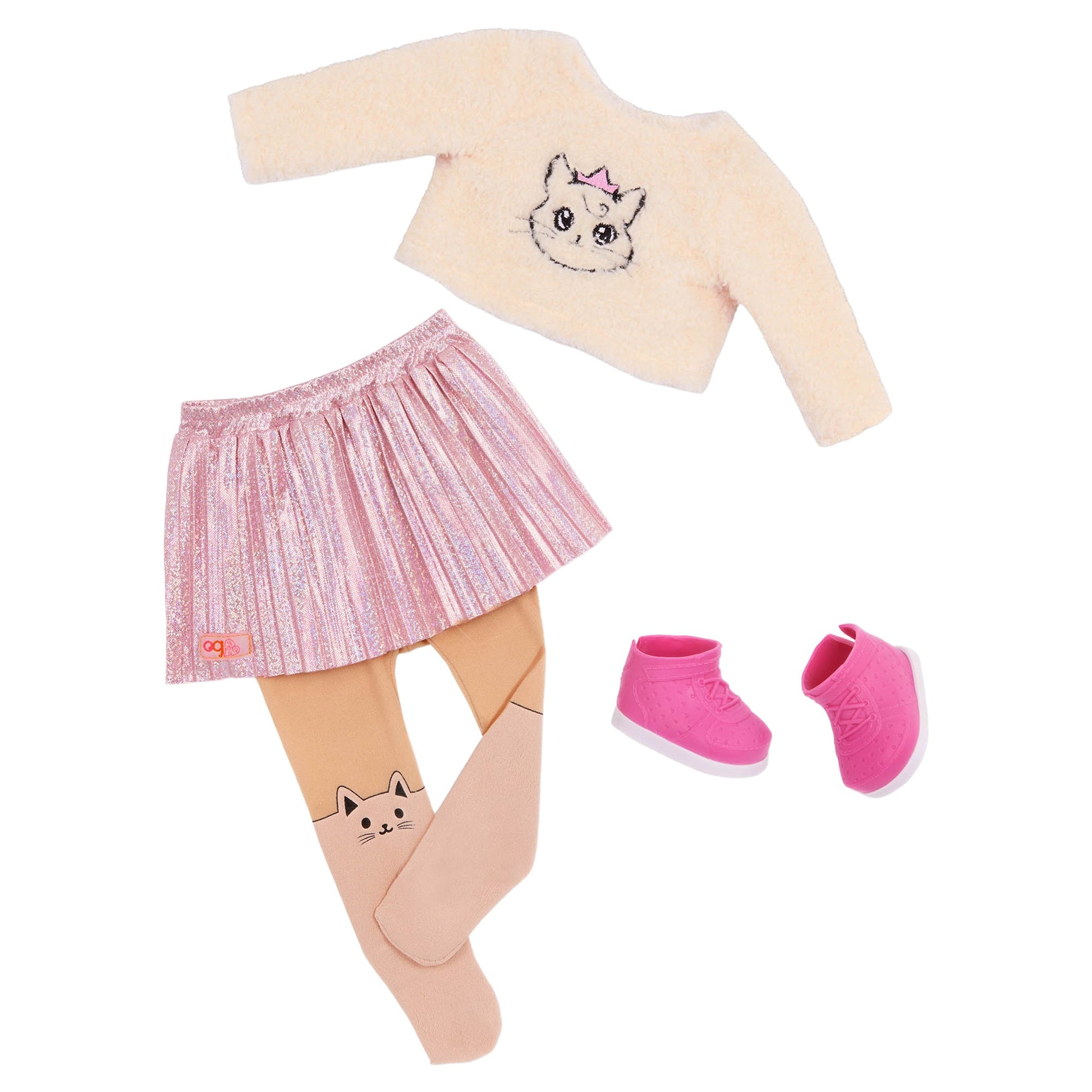 Doll w/ Pet Kitten, Sheela & Sammy - Mastermind Toys___249449