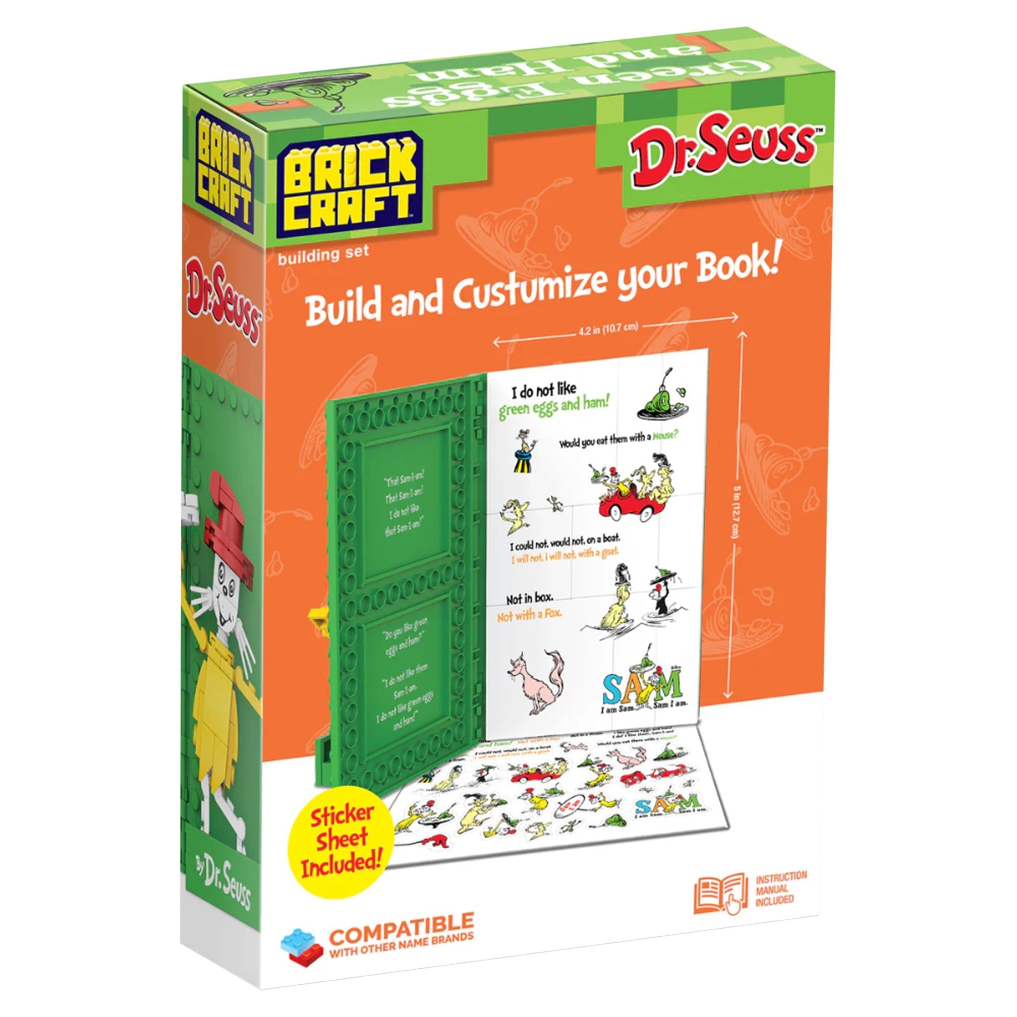 Dr. Suess Build - A - Books: Green Eggs and Ham - 107 Pieces - Mastermind Toys___249889