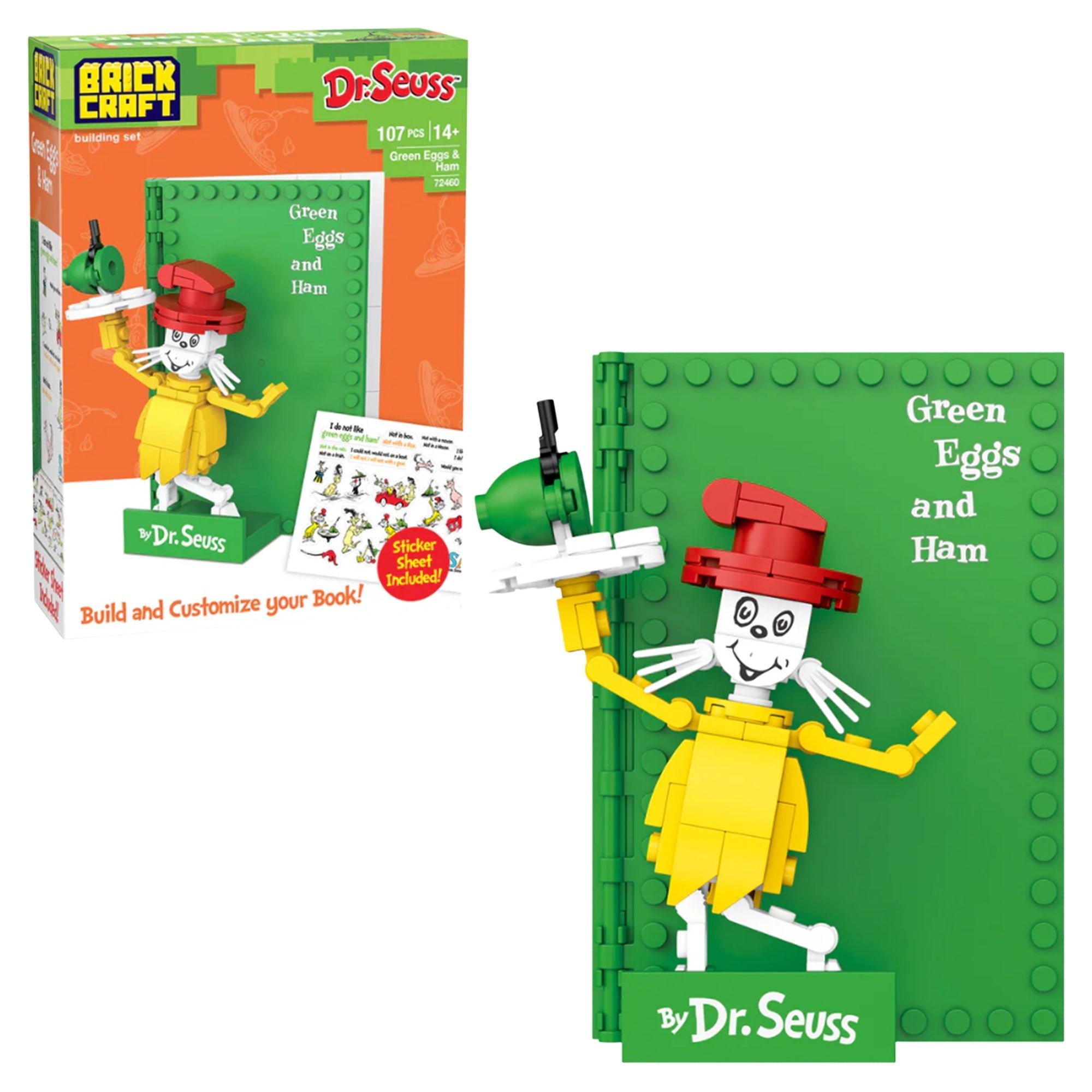 Dr. Suess Build - A - Books: Green Eggs and Ham - 107 Pieces - Mastermind Toys___249889