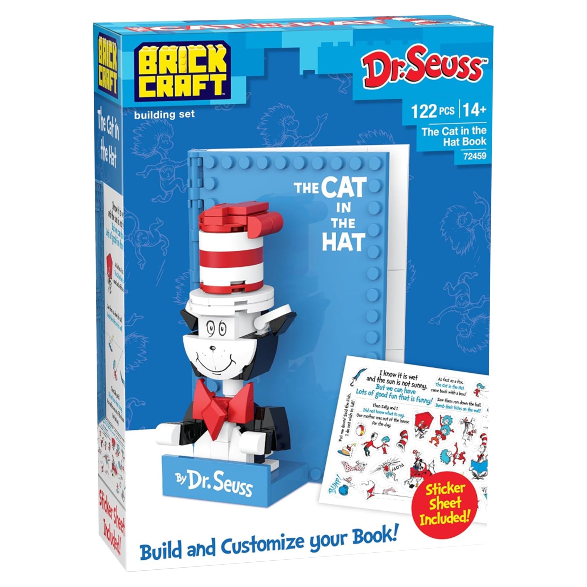 Dr. Suess Build - A - Books: The Cat in the Hat - 117 Pieces - Mastermind Toys___249888
