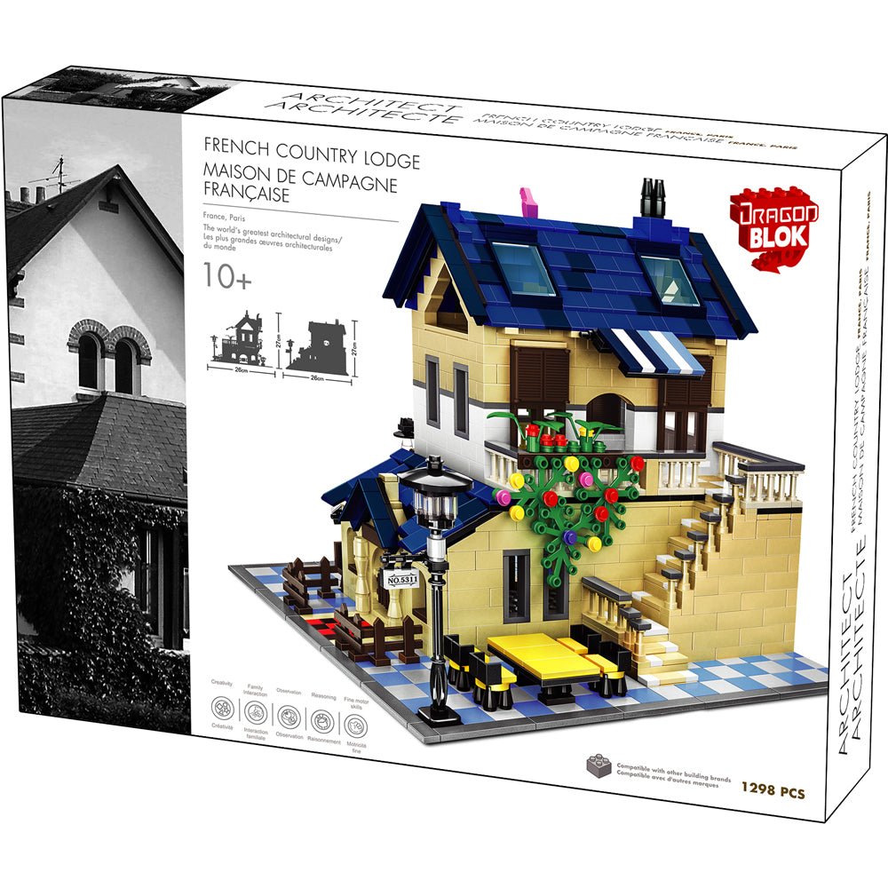 Dragon Blok French Country Lodge - Mastermind Toys___246539
