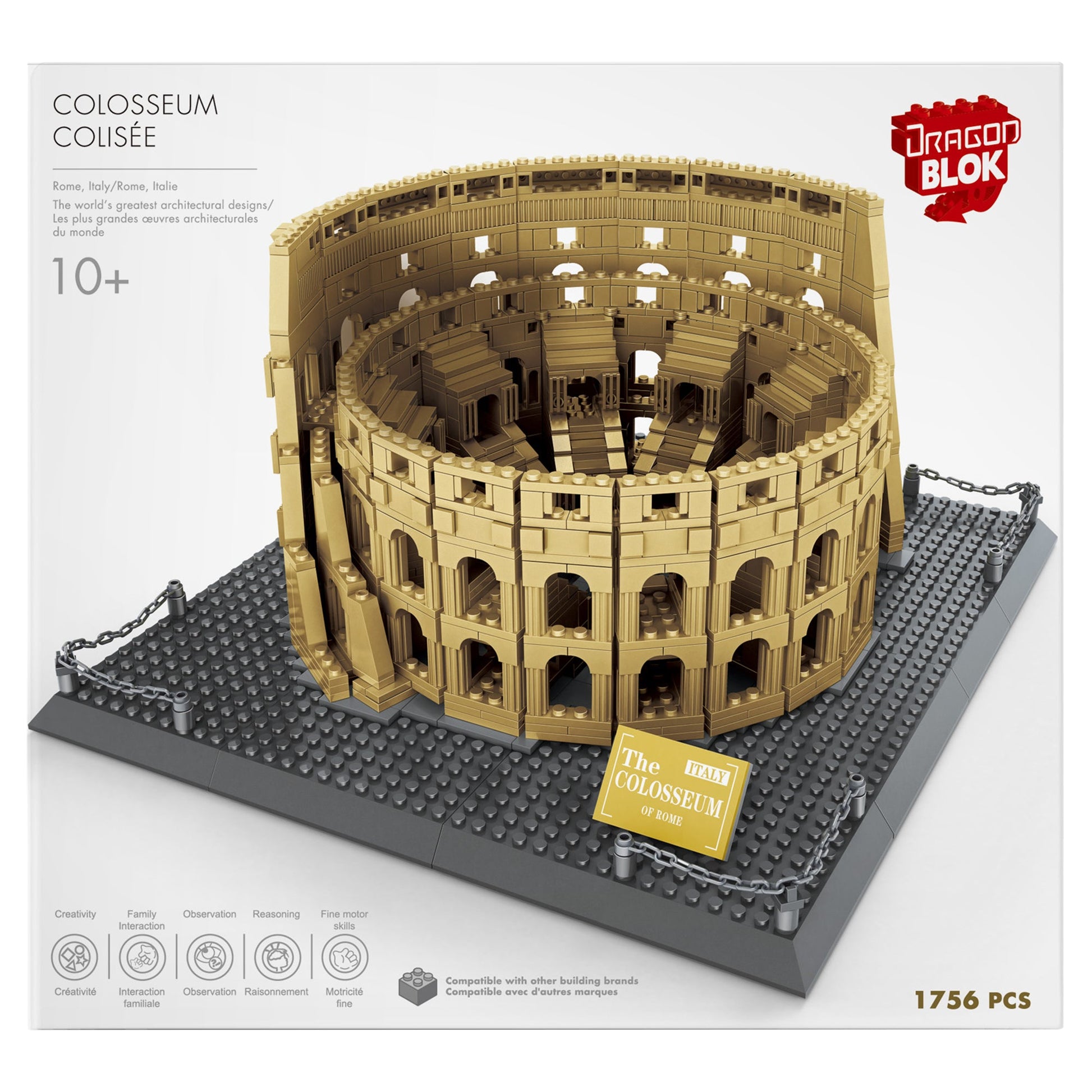 Dragon Blok The Colesseum Of Rome - Mastermind Toys___248035