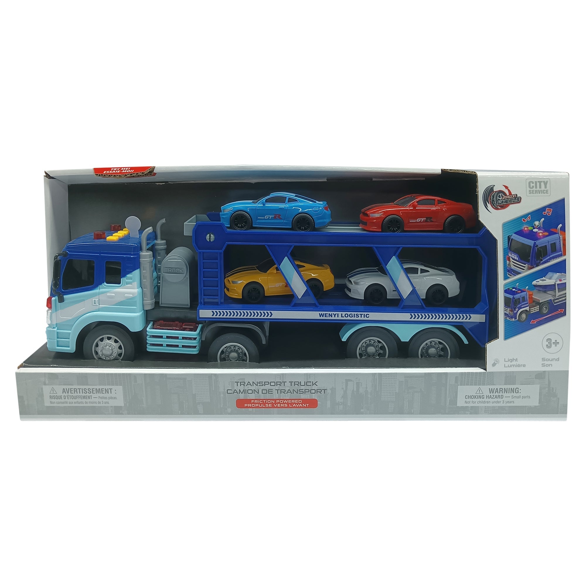 Dragon Wheels Car Transport Truck - Mastermind Toys___248092