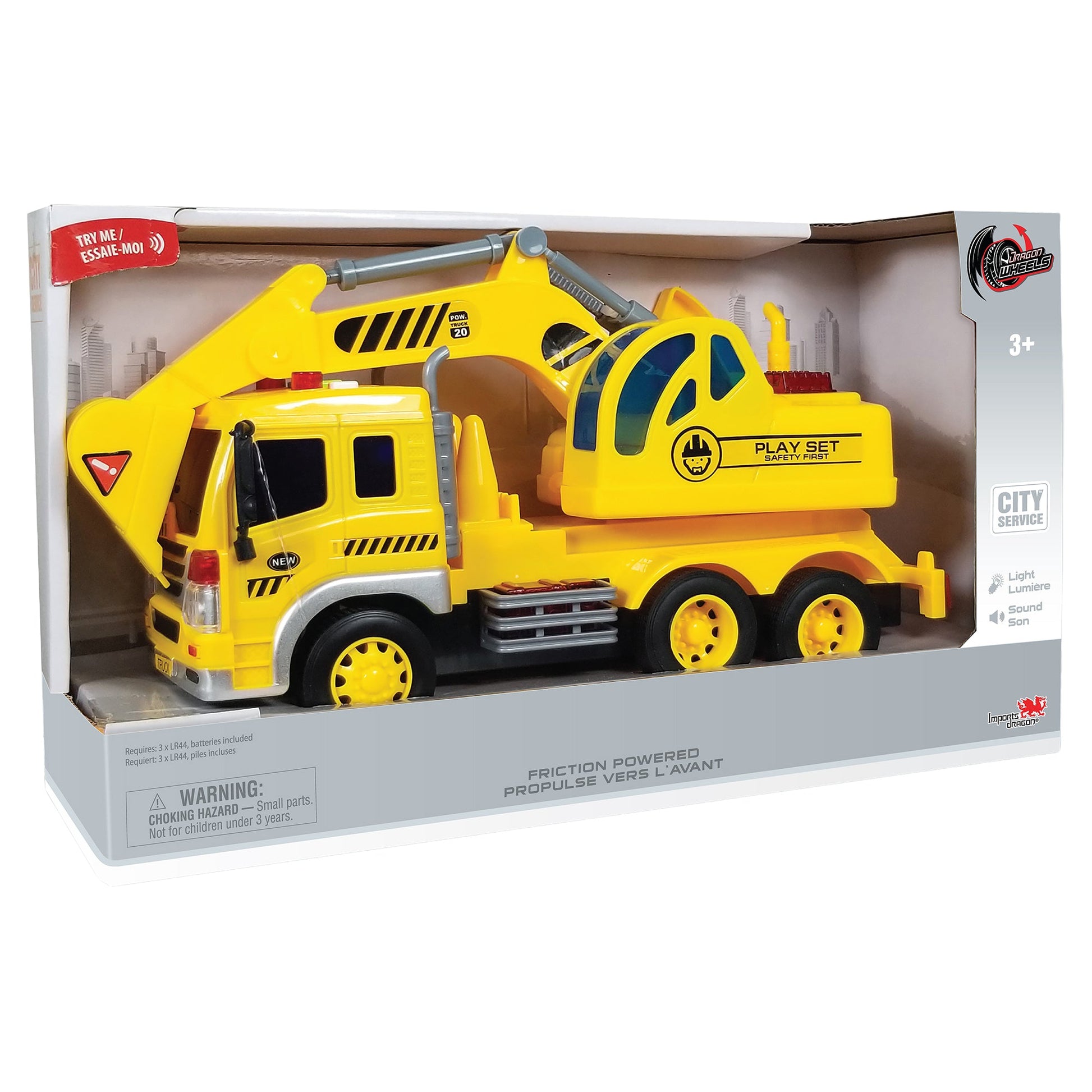 Dragon Wheels Excavation Truck City Service - Mastermind Toys___248083