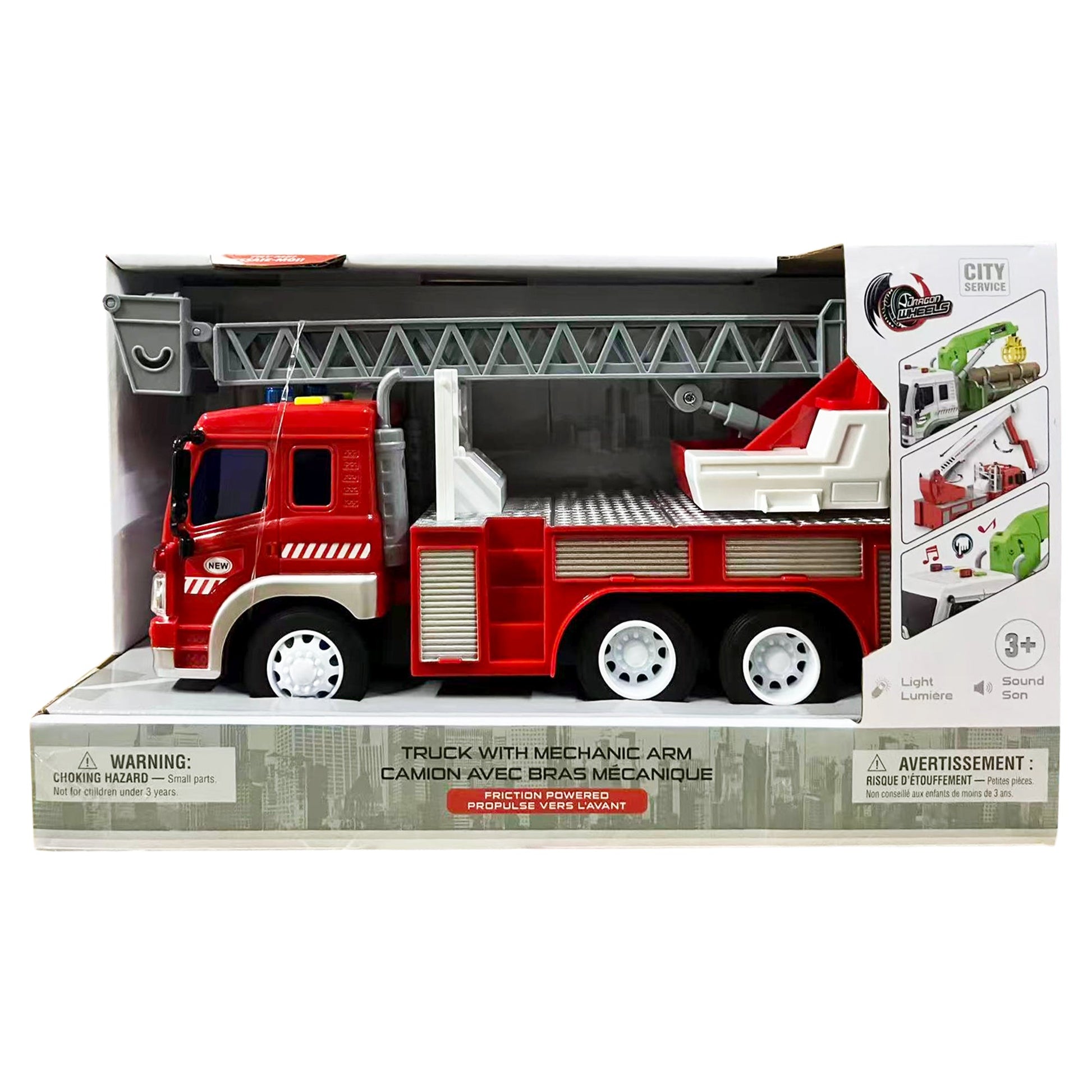 Dragon Wheels Fire Truck with Ladder - Mastermind Toys___248089