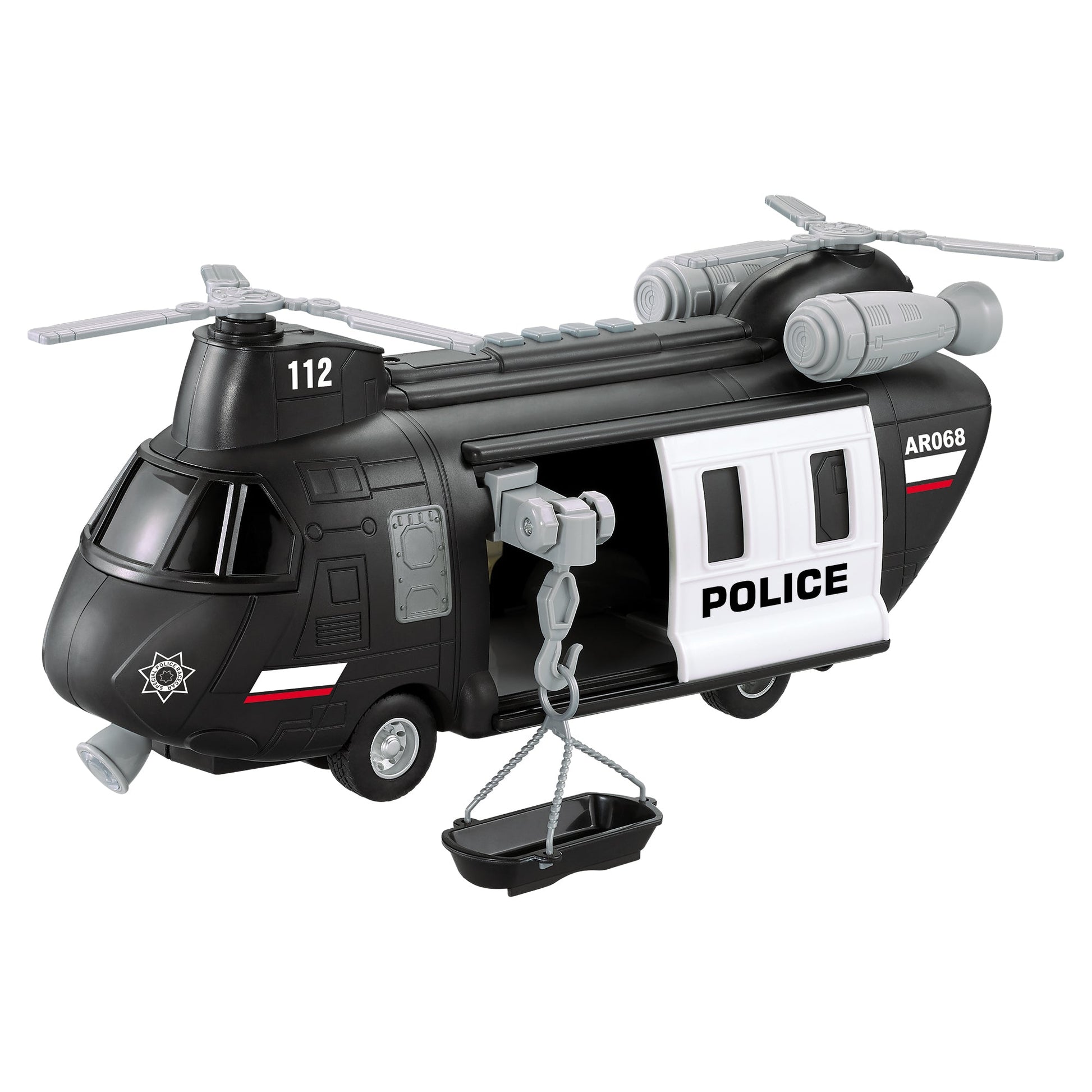 Dragon Wheels Rescue Police Helicopter - Mastermind Toys___248095