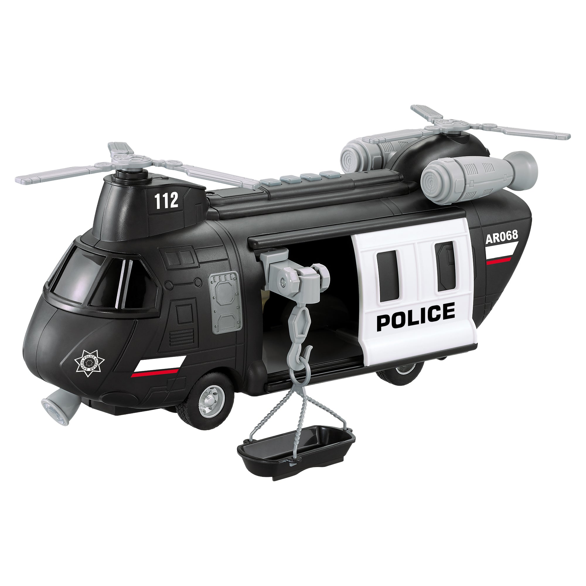 Dragon Wheels Rescue Police Helicopter - Mastermind Toys___248095