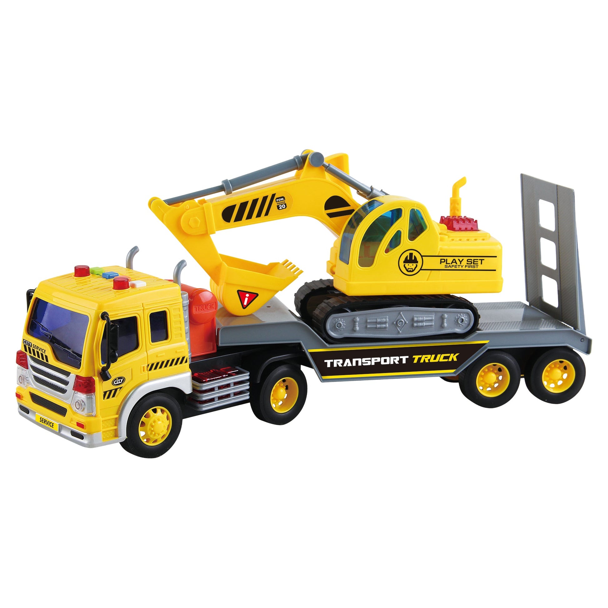 Dragon Wheels Transport Truck with Crane - Mastermind Toys___248091