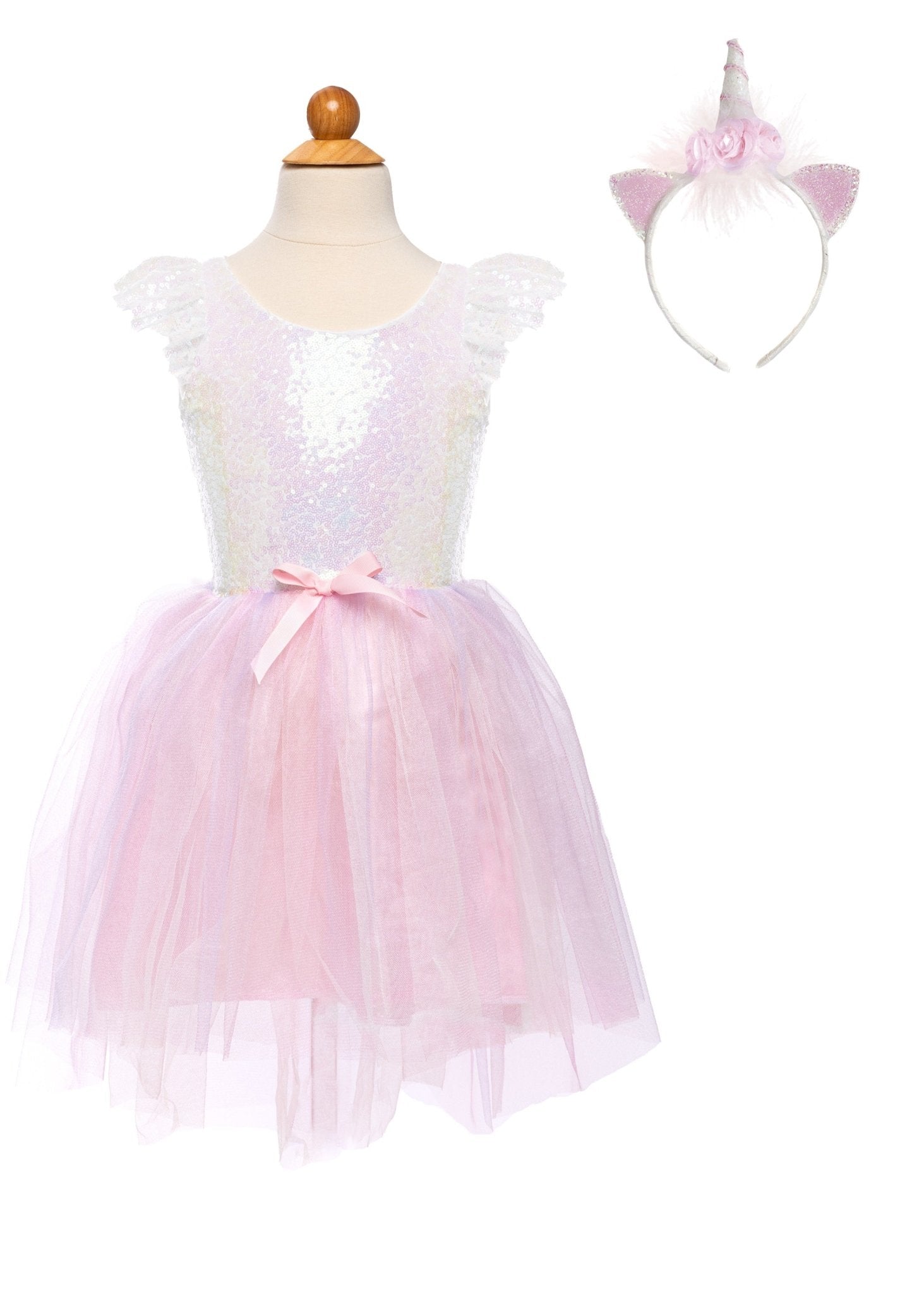 Dreamy Unicorn Dress & Headband, Size 3 - 4 - Mastermind Toys___245097
