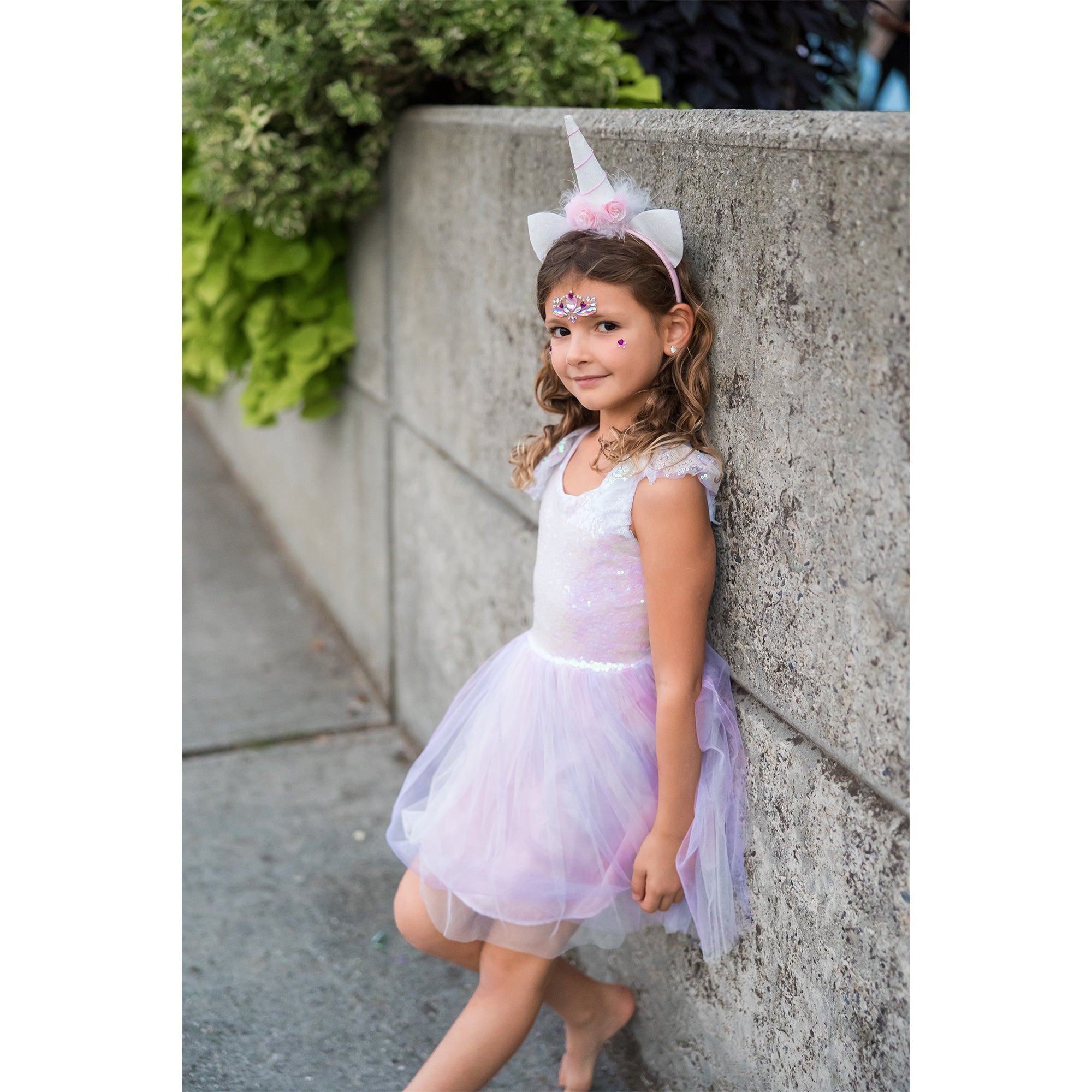 Dreamy Unicorn Dress & Headband, Size 3 - 4 - Mastermind Toys___245097