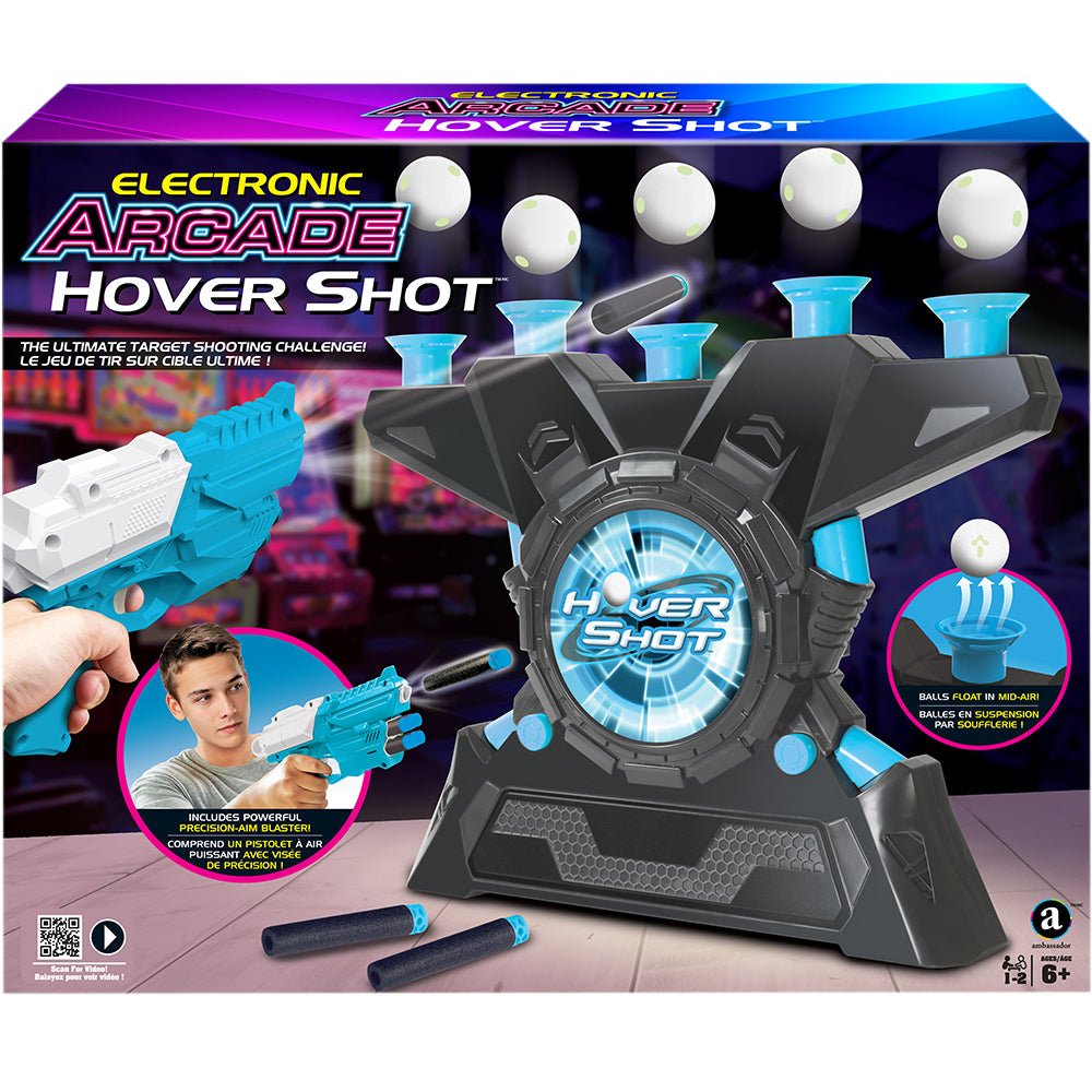 Electronic Arcade Hover Shot (GITD, Black & Blue) - Mastermind Toys___235476