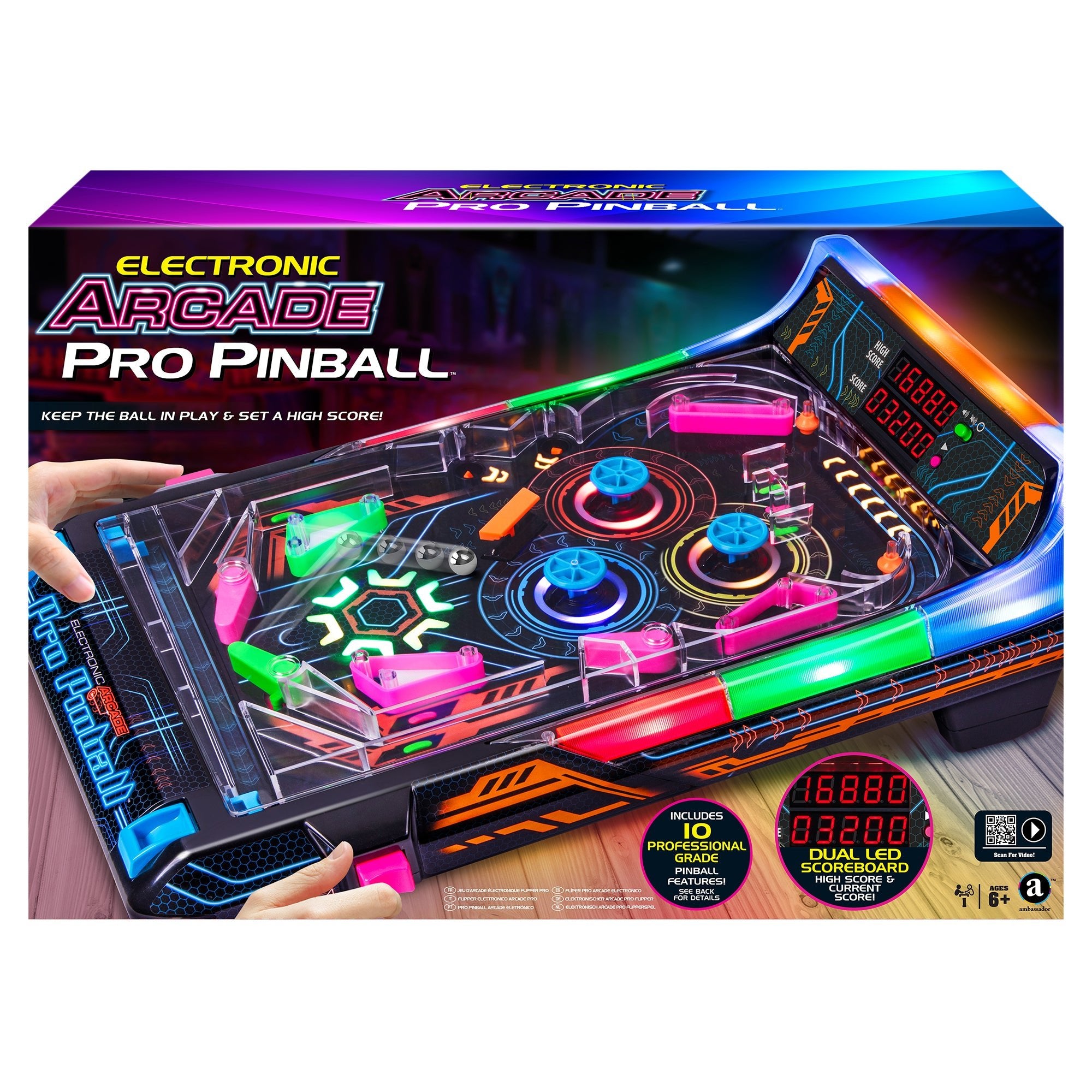 Electronic Arcade Pro Pinball - Mastermind Toys___247182