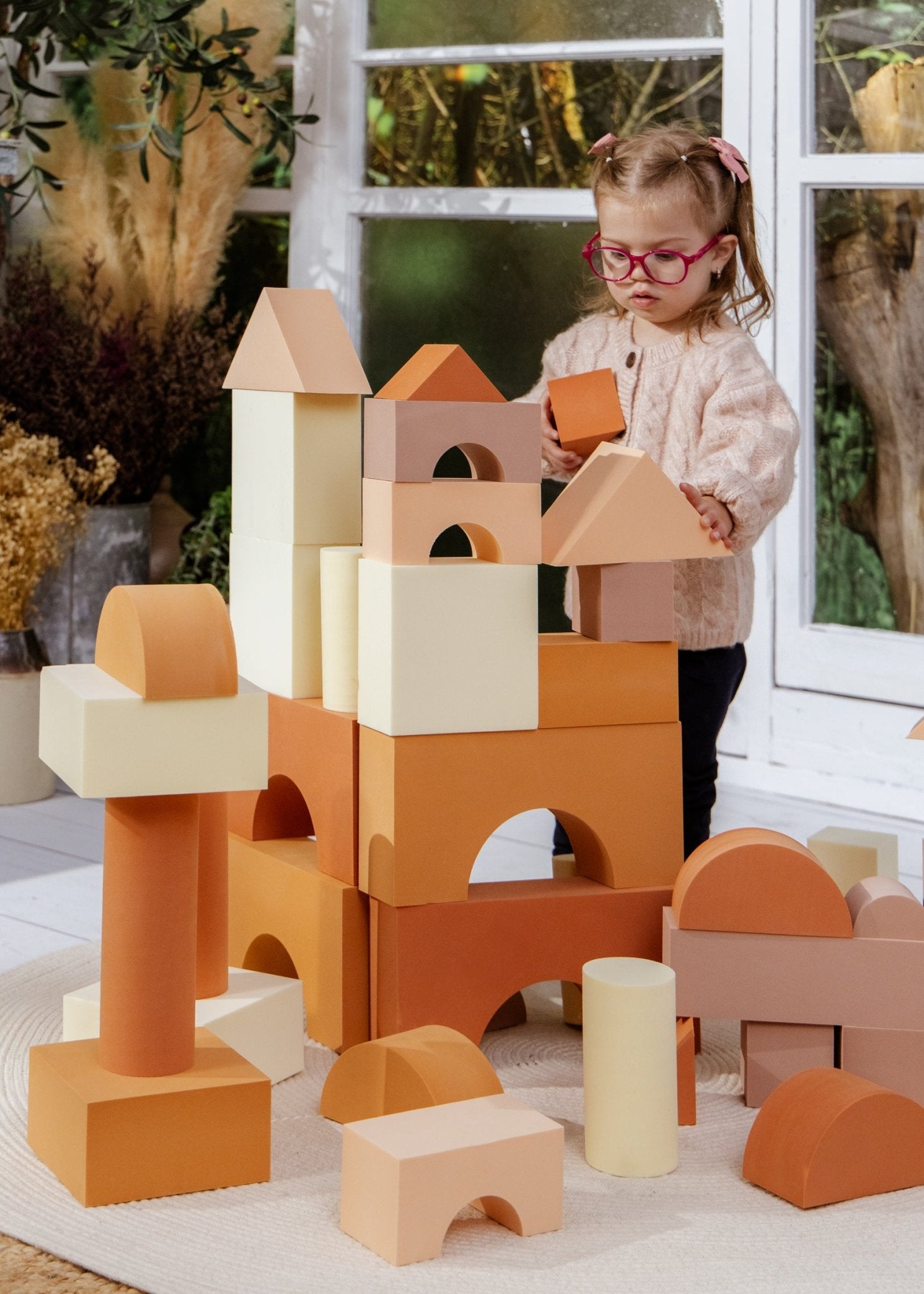EVA Foam Building Blocks Set - Large (48 pcs) - Mastermind Toys___238016