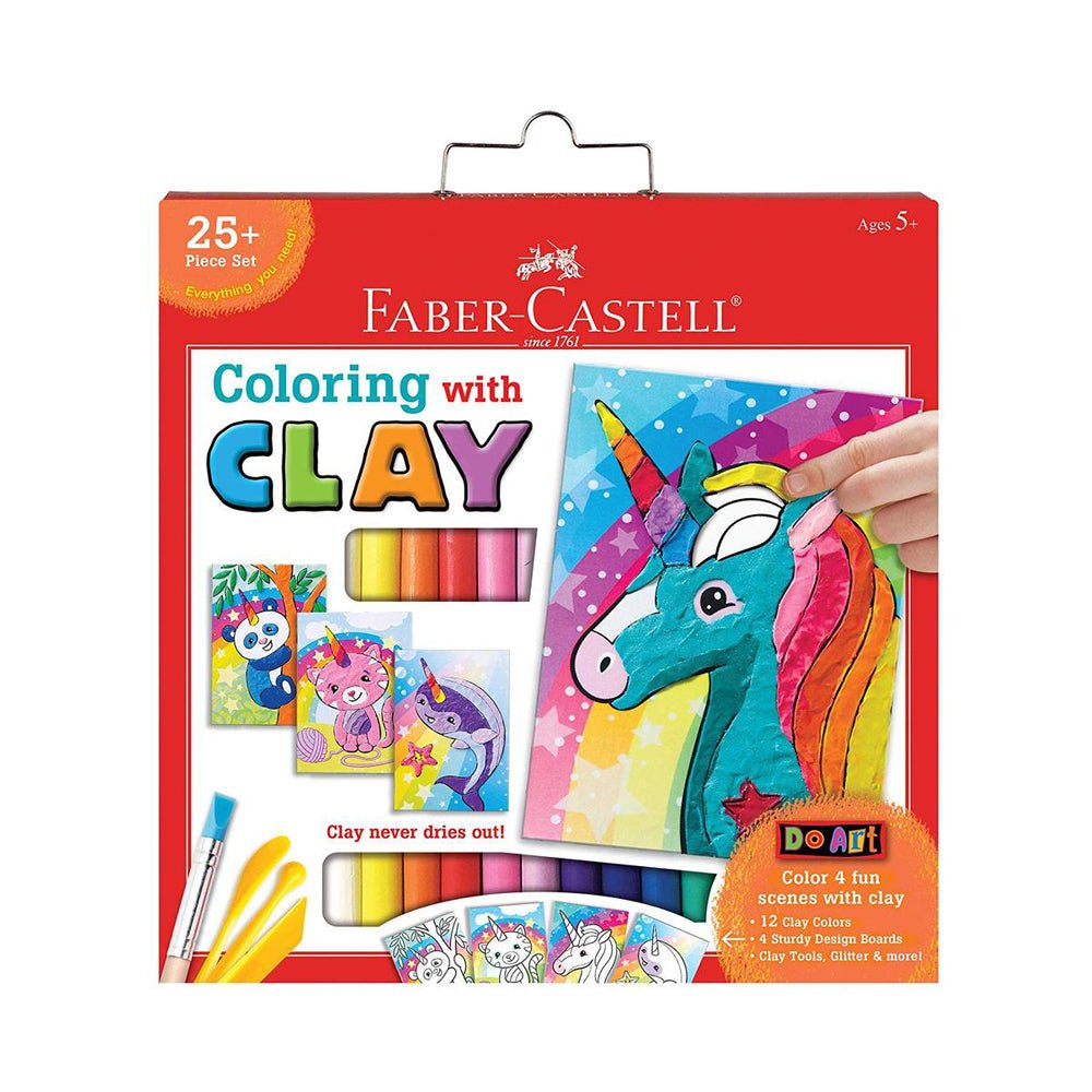 Faber - Castell Do Art Colouring with Clay Unicorn & Friends - Mastermind Toys___214616