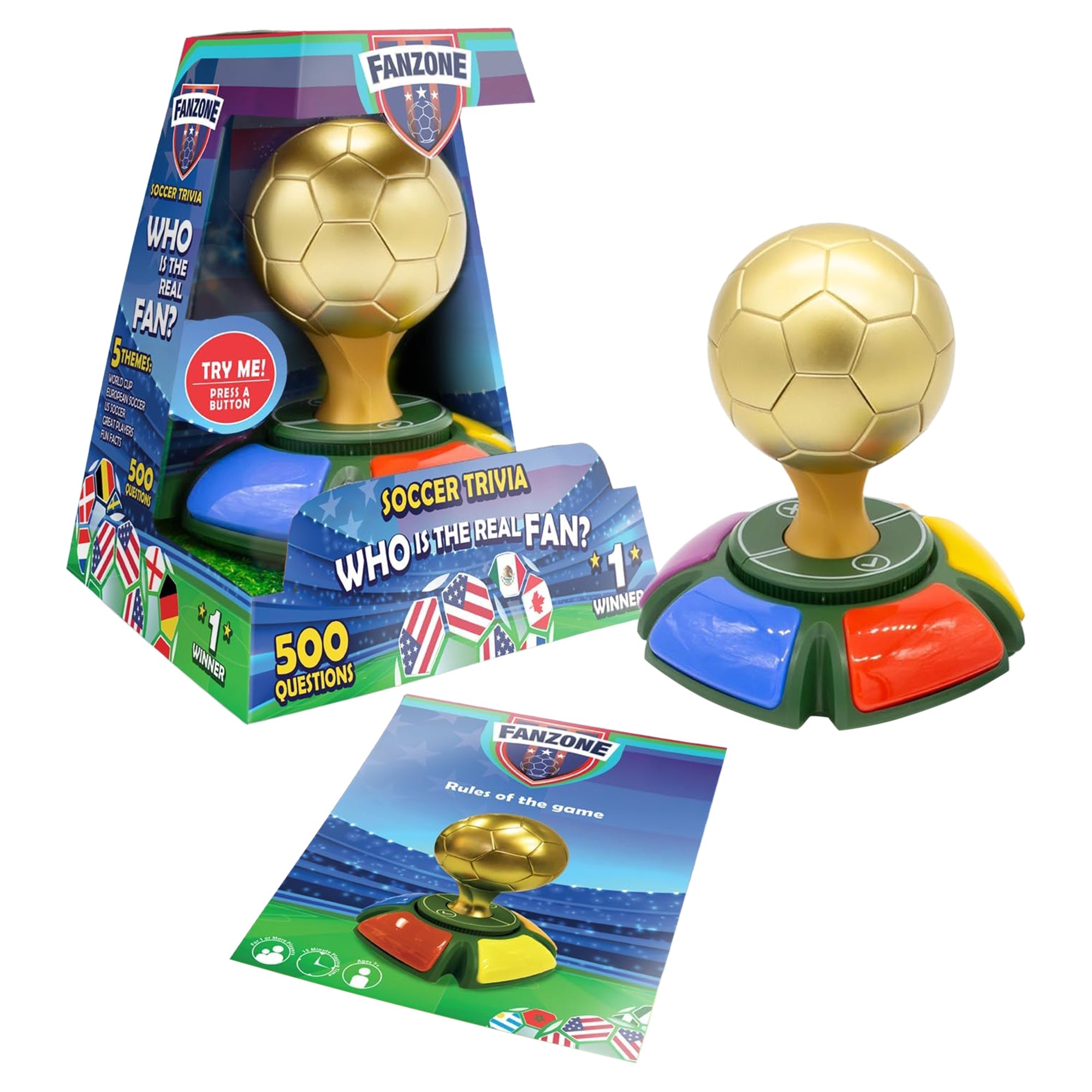 Fanzone Soccer Trivia Game - Mastermind Toys___249432