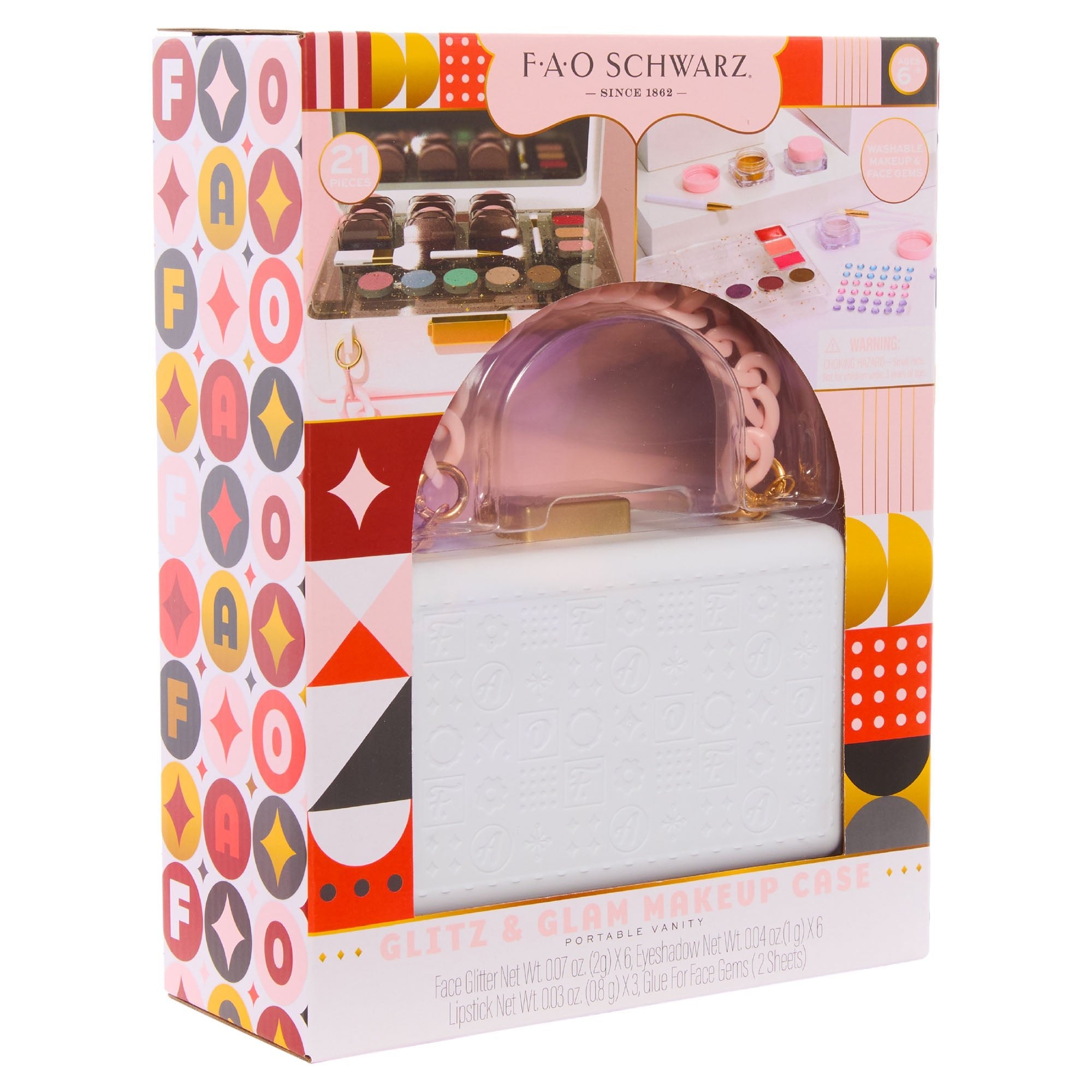 FAO Schwarz® Glitz & Glam Portable Vanity Makeup Case - Mastermind Toys___249065