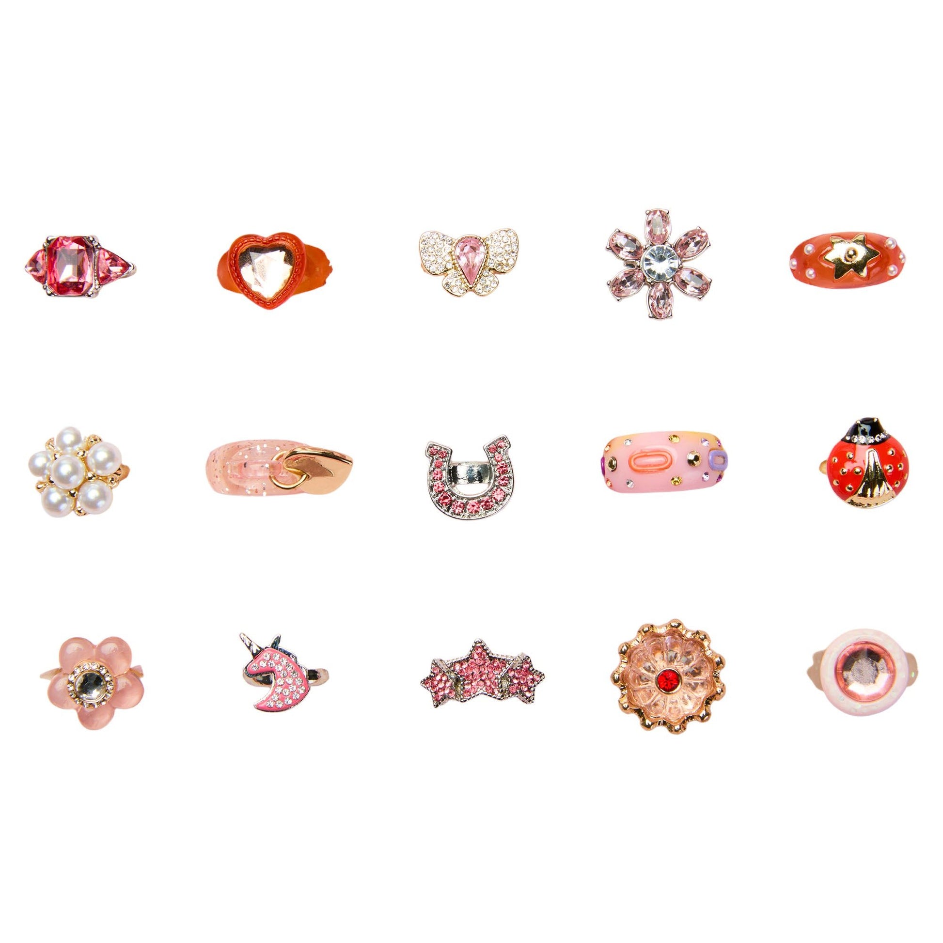 FAO Schwarz® Tiny Glam Rings 15 - Piece Set - Mastermind Toys___249064