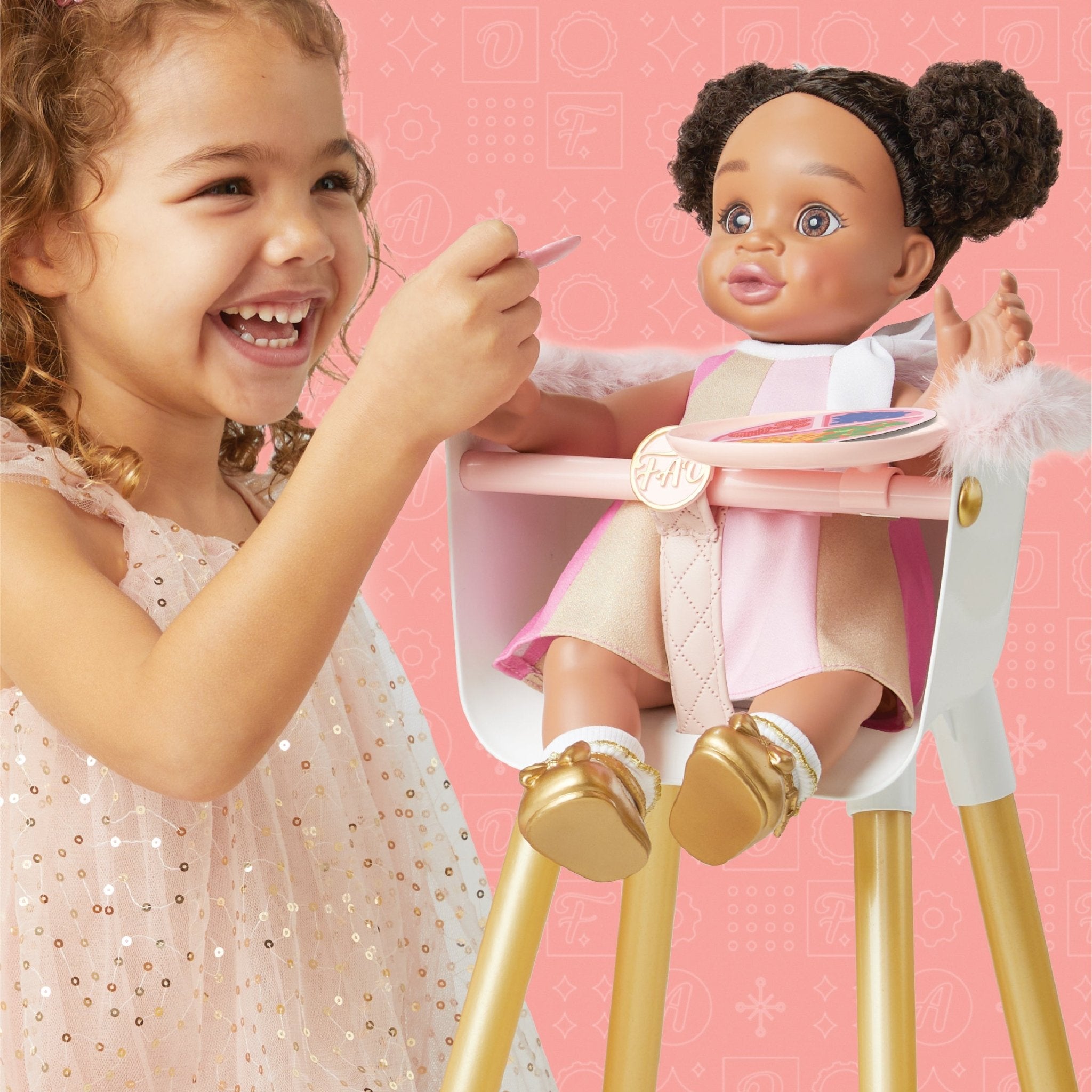 FAO Toy Doll Accessory High Chair - Mastermind Toys___247671