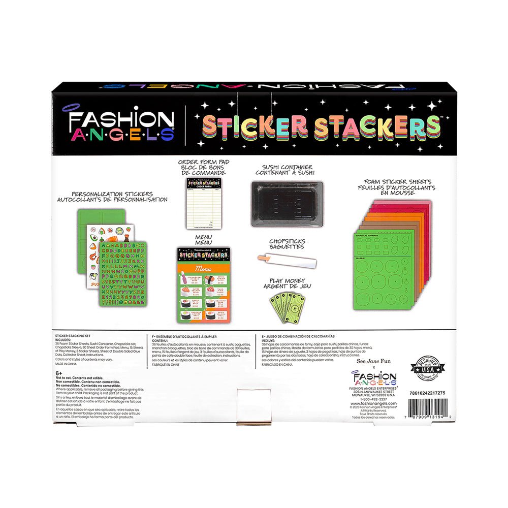 Fashion Angels STACK ATTACK Sticker Stacking System - Sushi ...