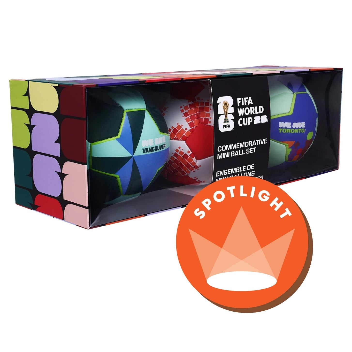 FIFA World Cup 26 Commemorative Mini Ball Set - 3PC - Mastermind Toys___249784