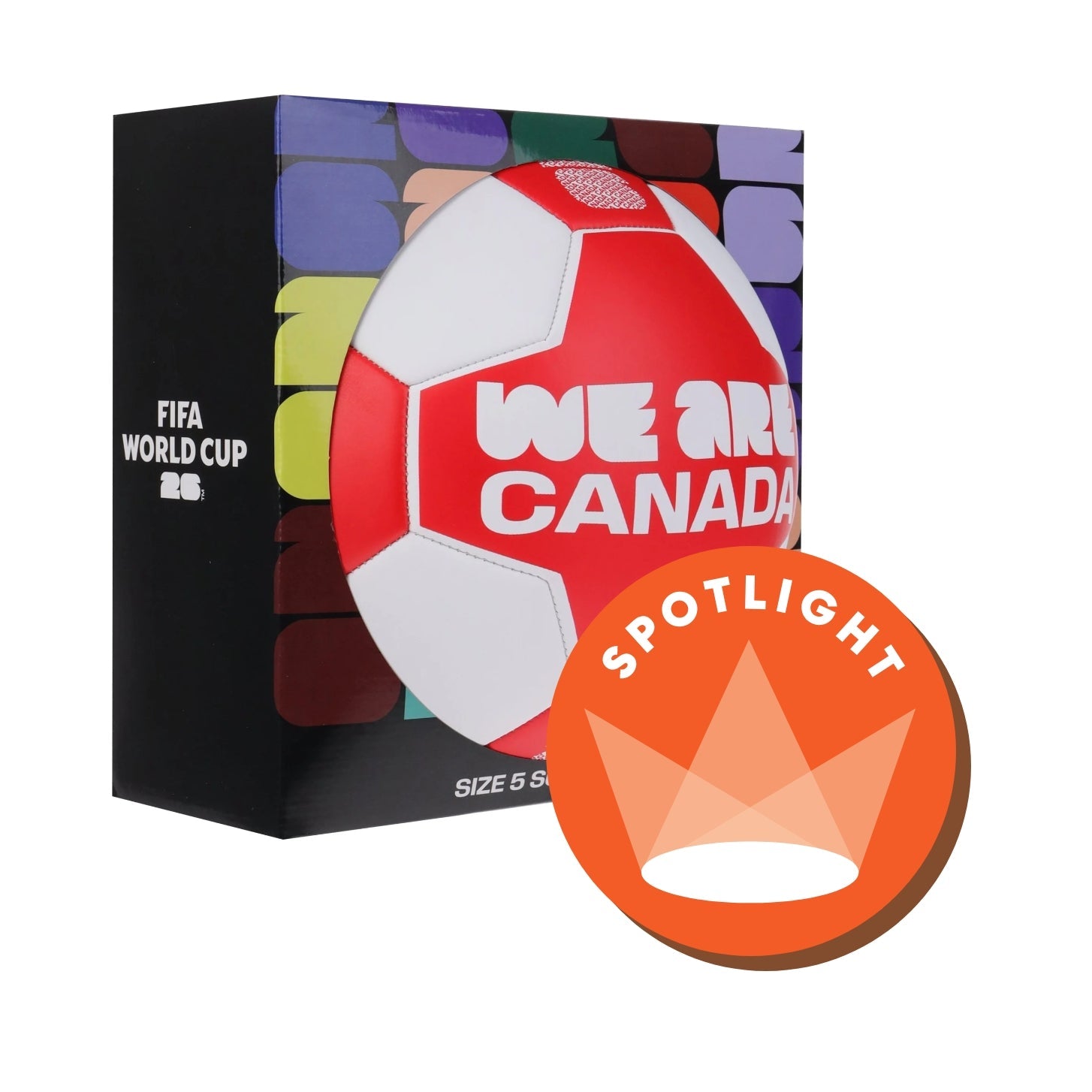 FIFA World Cup 26 We Are Canada Size 5 Soccer Ball - Mastermind Toys___249782