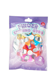 Finger Spinning Gryo 2pk Org/Red - Mastermind Toys___245015