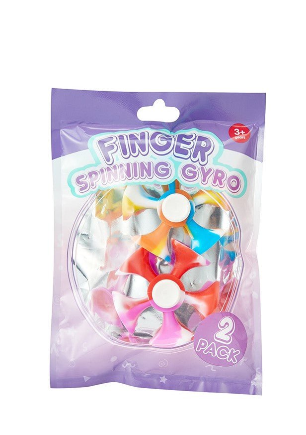 Finger Spinning Gryo 2pk Org/Red - Mastermind Toys___245015