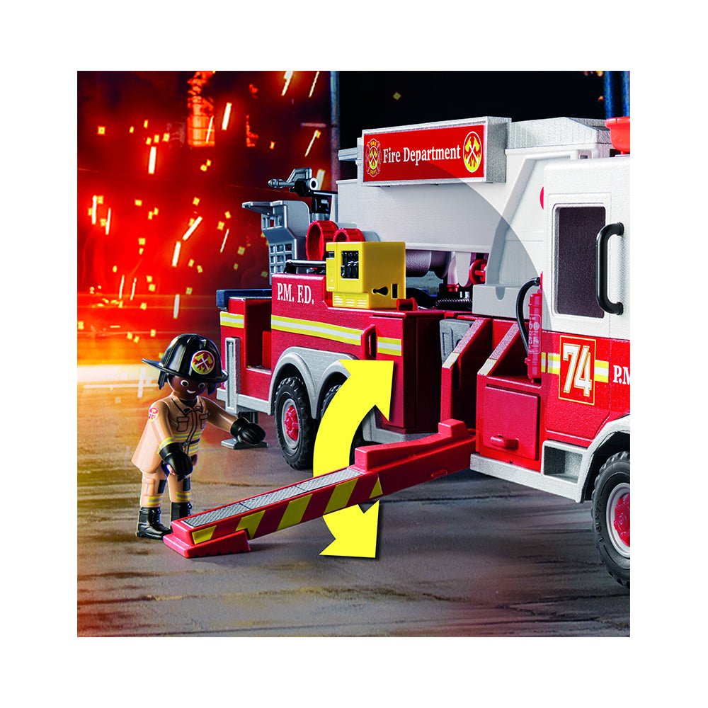 Fire Engine With Tower Ladder - Mastermind Toys___225502