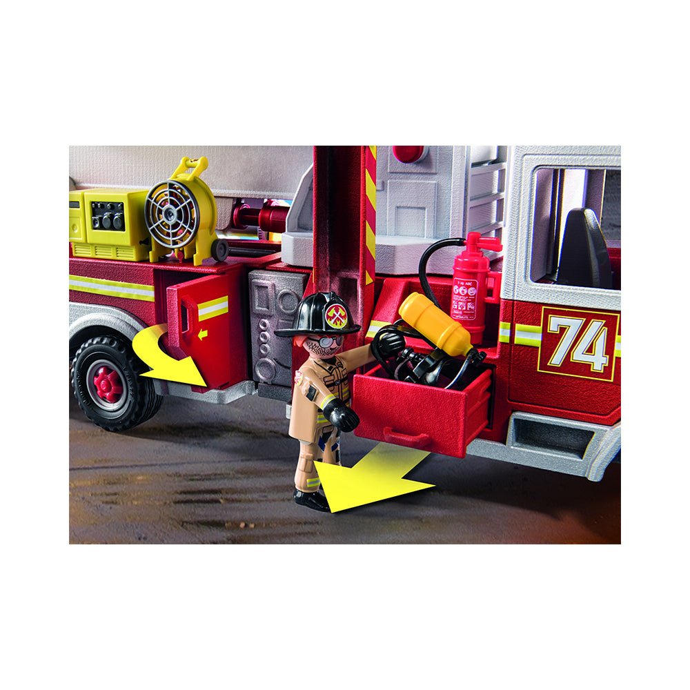 Fire Engine With Tower Ladder - Mastermind Toys___225502