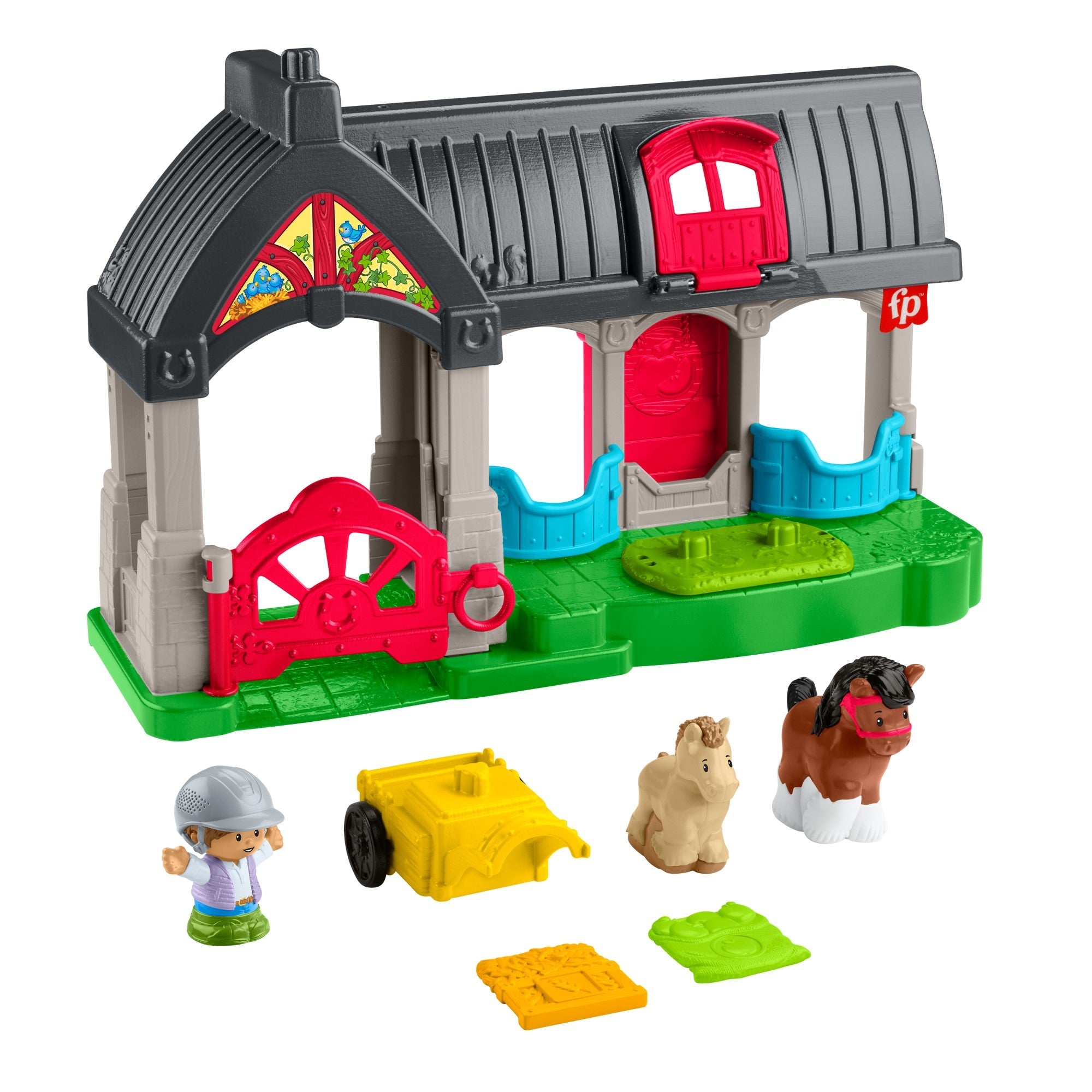 Fisher - Price® Little People® Friendly Horses Stable - Mastermind Toys___247981