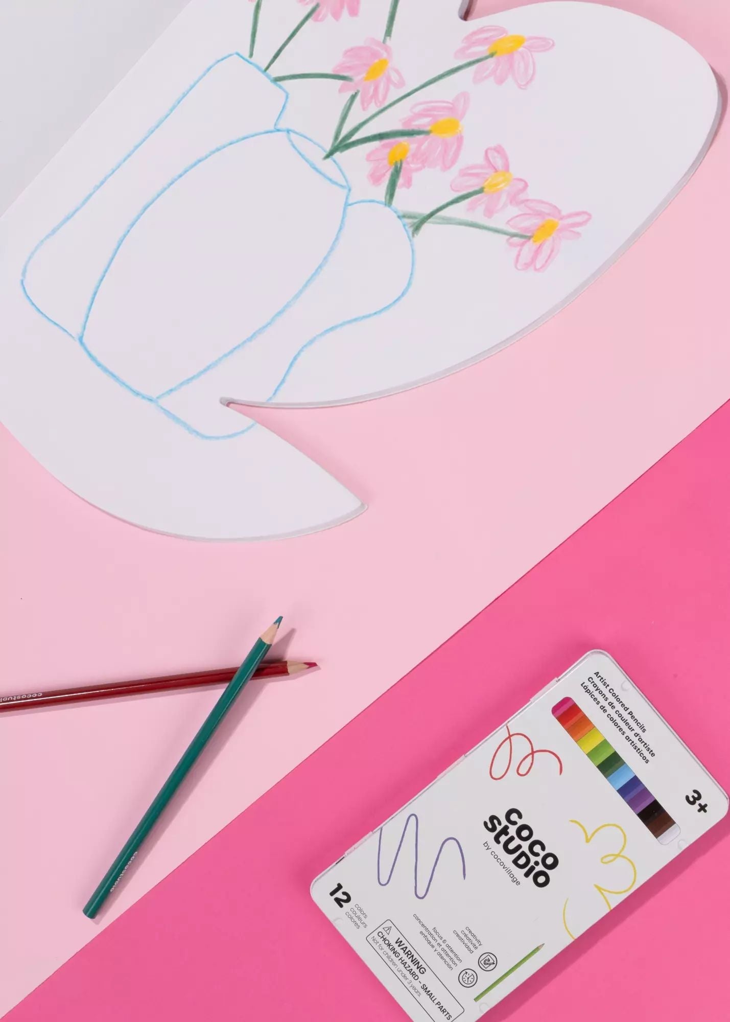 Flower Shaped Kids Sketchbook (40 pages) - Mastermind Toys___250097