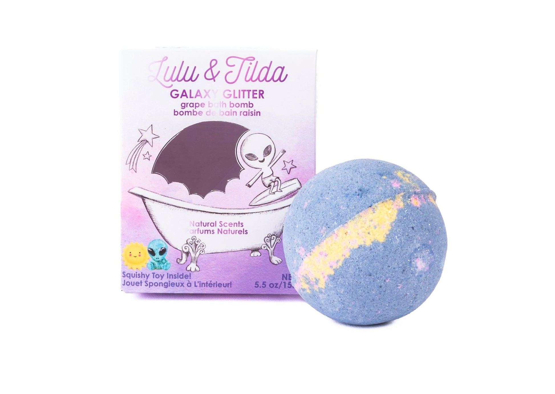 Galaxy Glitter Bath Bomb, 5.5oz - Mastermind Toys___245082