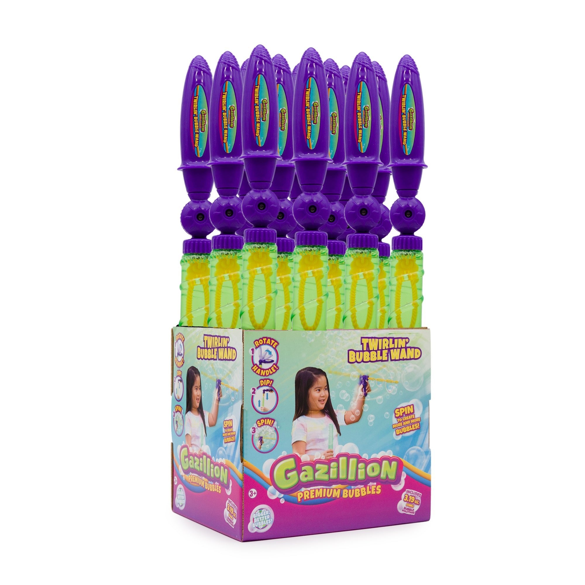Gazillion - Twirlin Bubble Wand 12ml - Mastermind Toys___254992