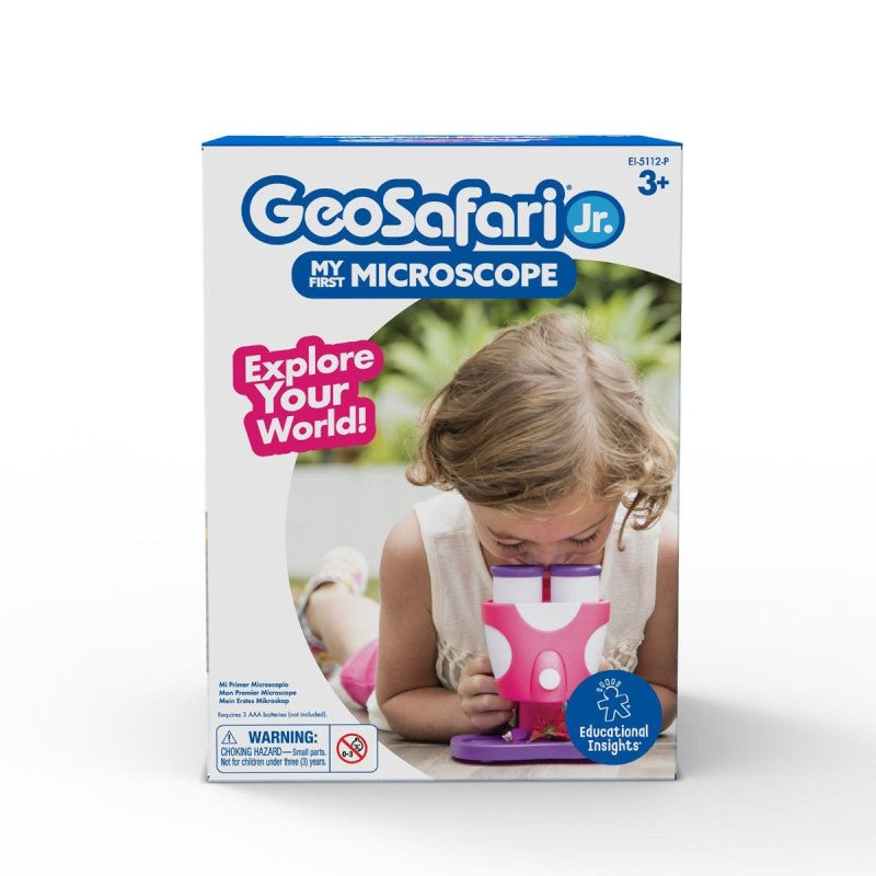 GeoSafari® Jr. My First Microscope (Pink) - Mastermind Toys___255182