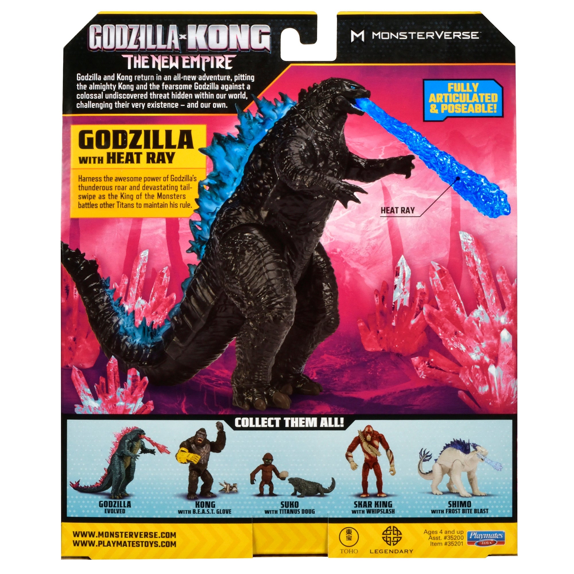 Godzilla x Kong - 6" Movie M Basic Figure - With Heat Ray - Mastermind Toys___246425