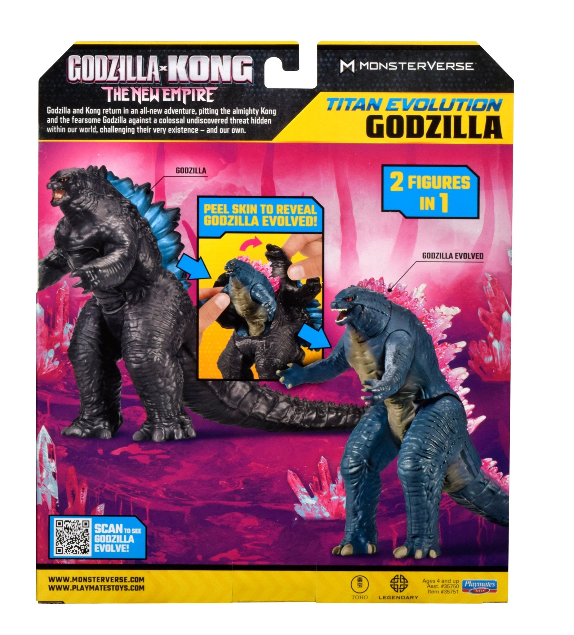 Godzilla x Kong 7" Titan Godzilla Evolution Figure - Mastermind Toys___246564