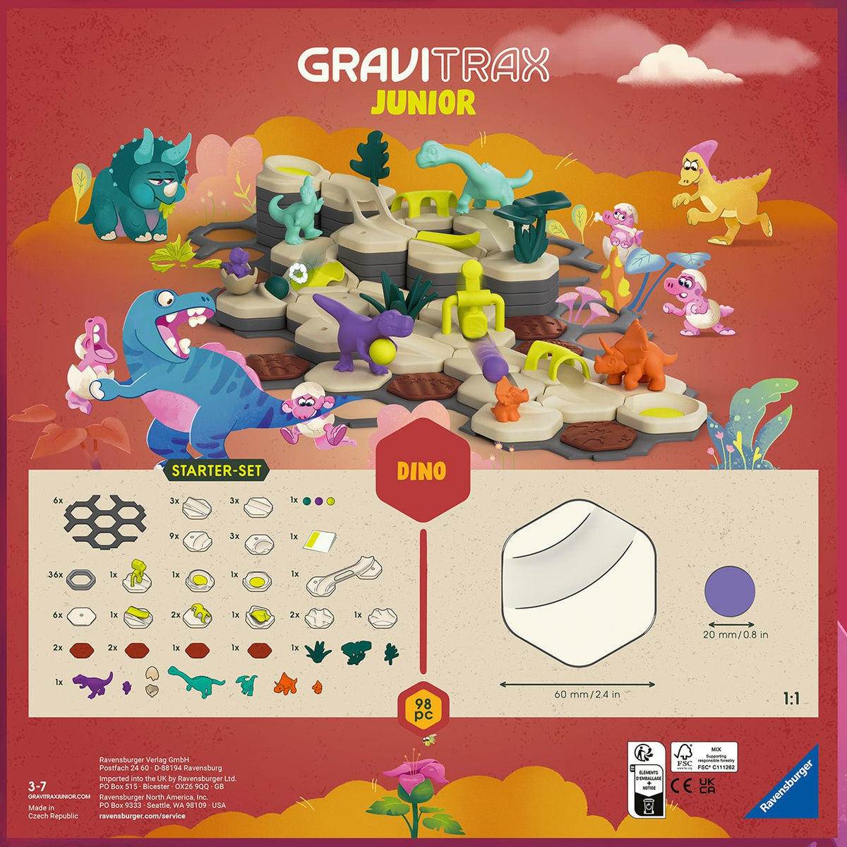 GraviTrax Junior Dinosaur Starter Set - Mastermind Toys___257076