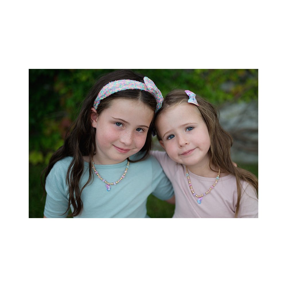 Great Pretenders Rainbow Sequins Bows 2pc - Mastermind Toys___220065