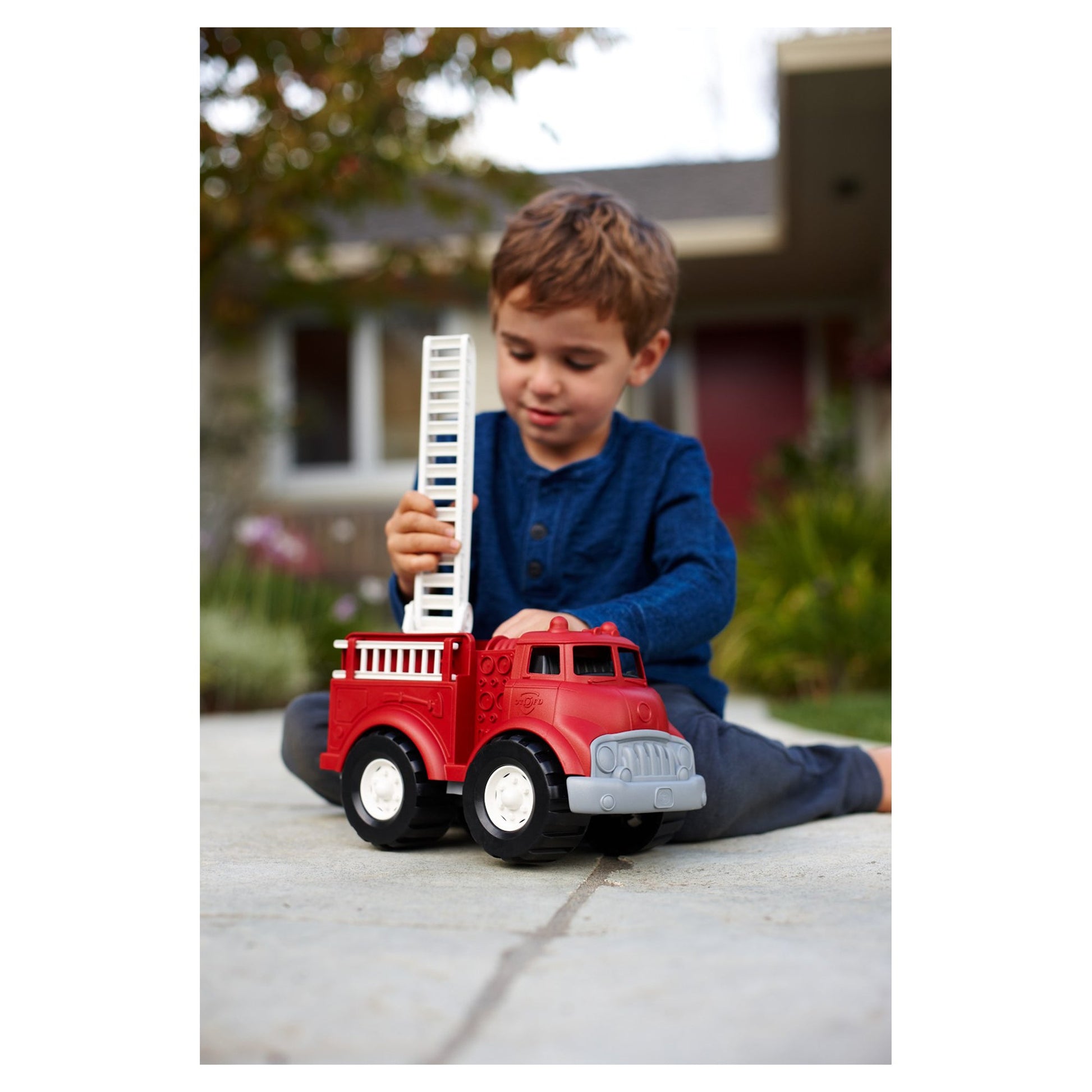 Green Toys Fire Truck - Mastermind Toys___248419
