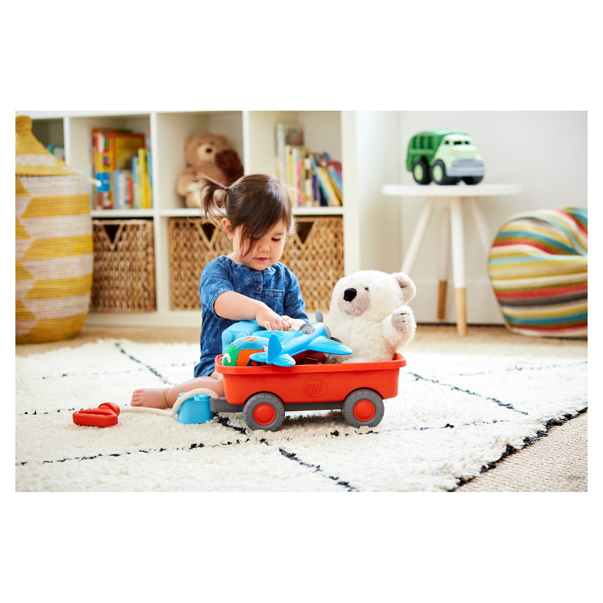 Green Toys Orange Wagon - Mastermind Toys___248421