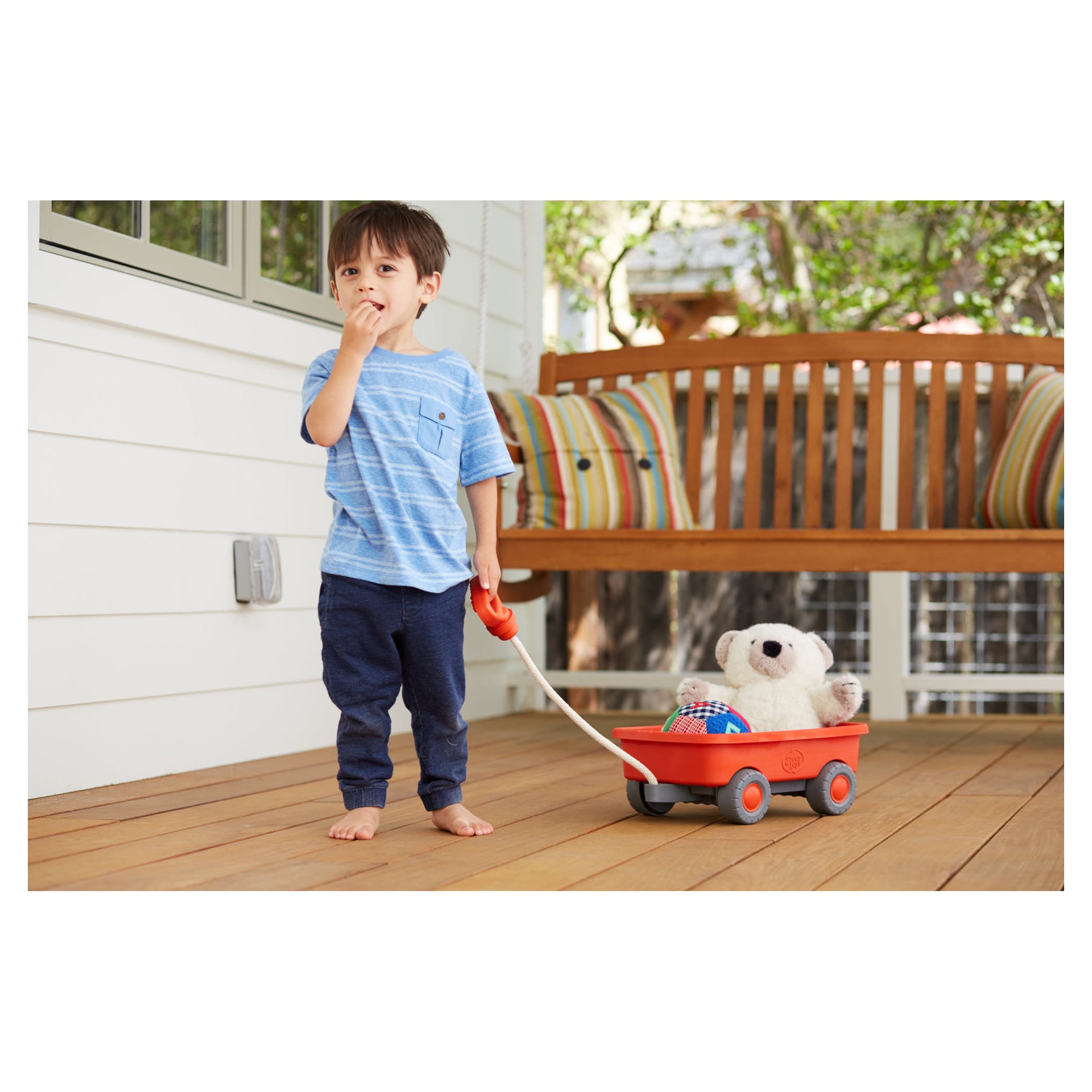 Green Toys Orange Wagon - Mastermind Toys___248421