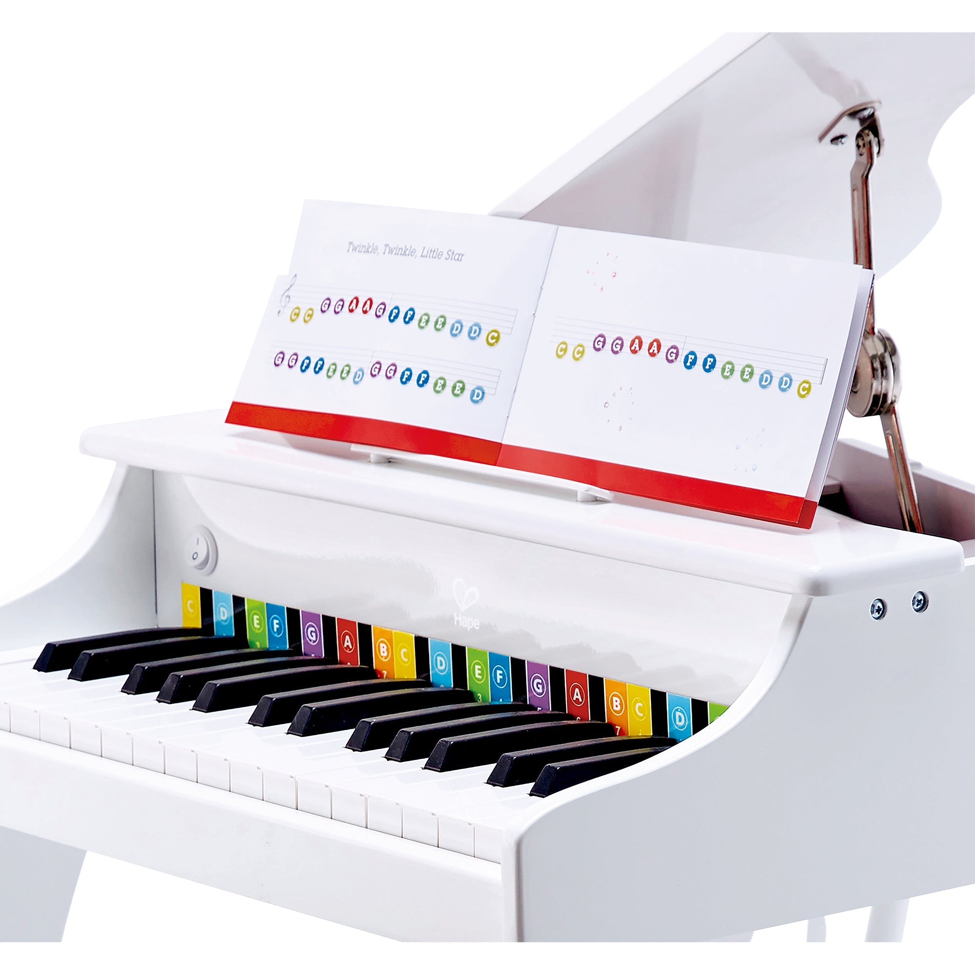Hape Deluxe Grand Piano - White - Mastermind Toys___248317