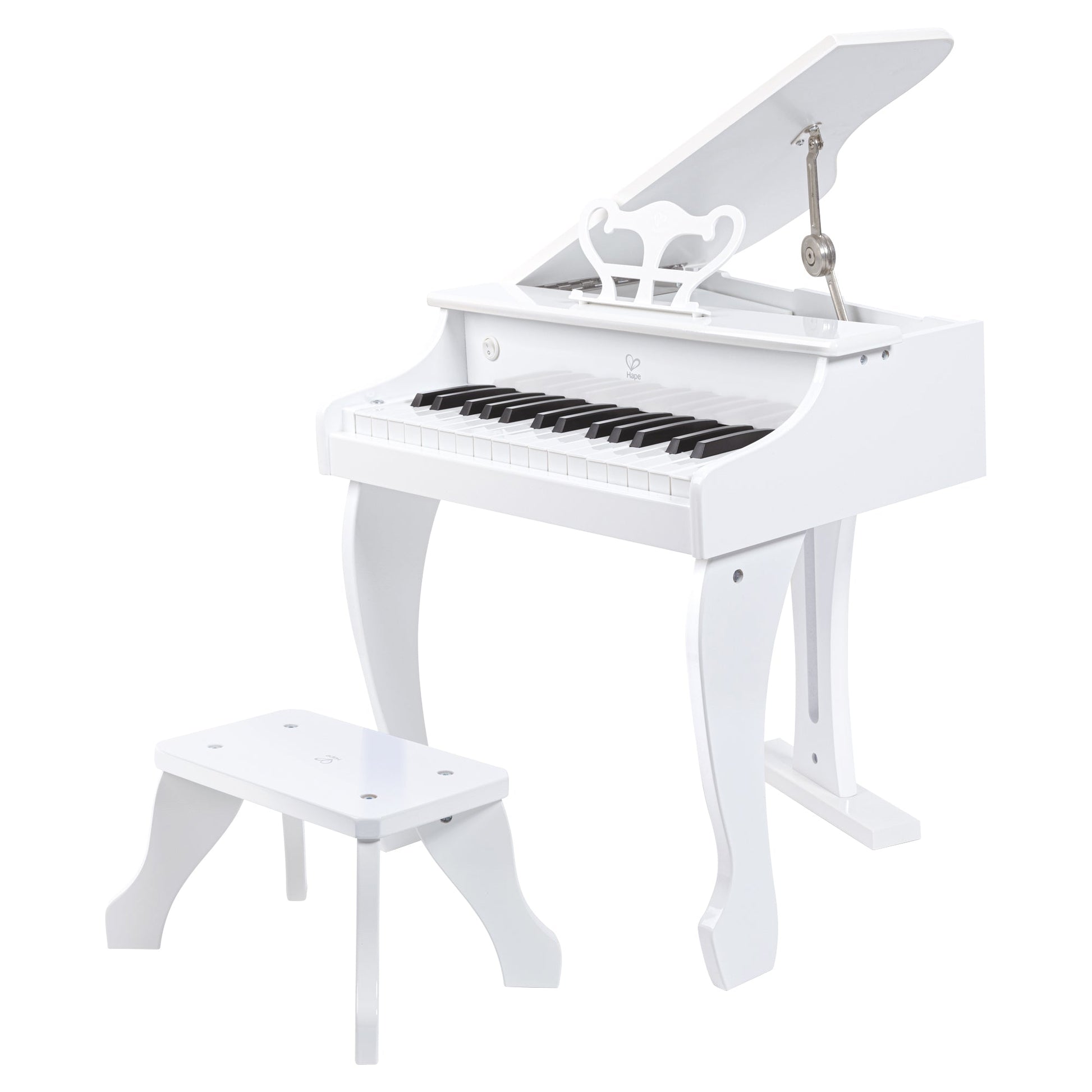 Hape Deluxe Grand Piano - White - Mastermind Toys___248317