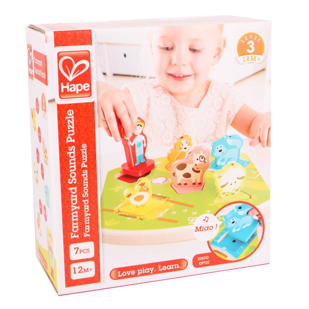 Hape Farmyard Sound Puzzle - Mastermind Toys___205569