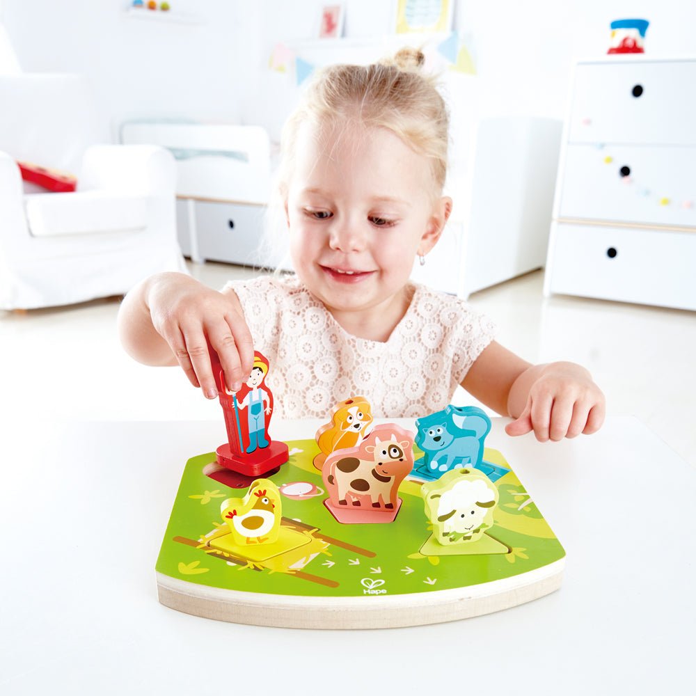 Hape Farmyard Sound Puzzle - Mastermind Toys___205569