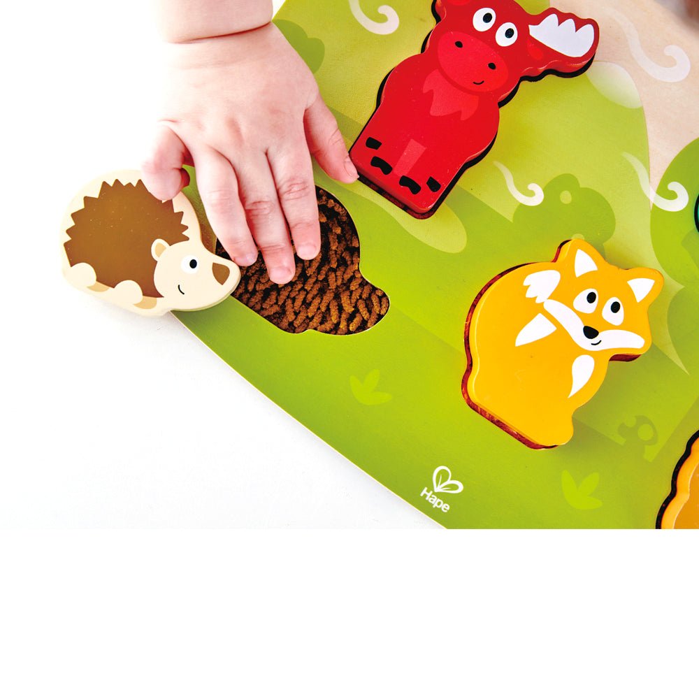 Hape Forest Animal Tactile Puzzle - Mastermind Toys___206248