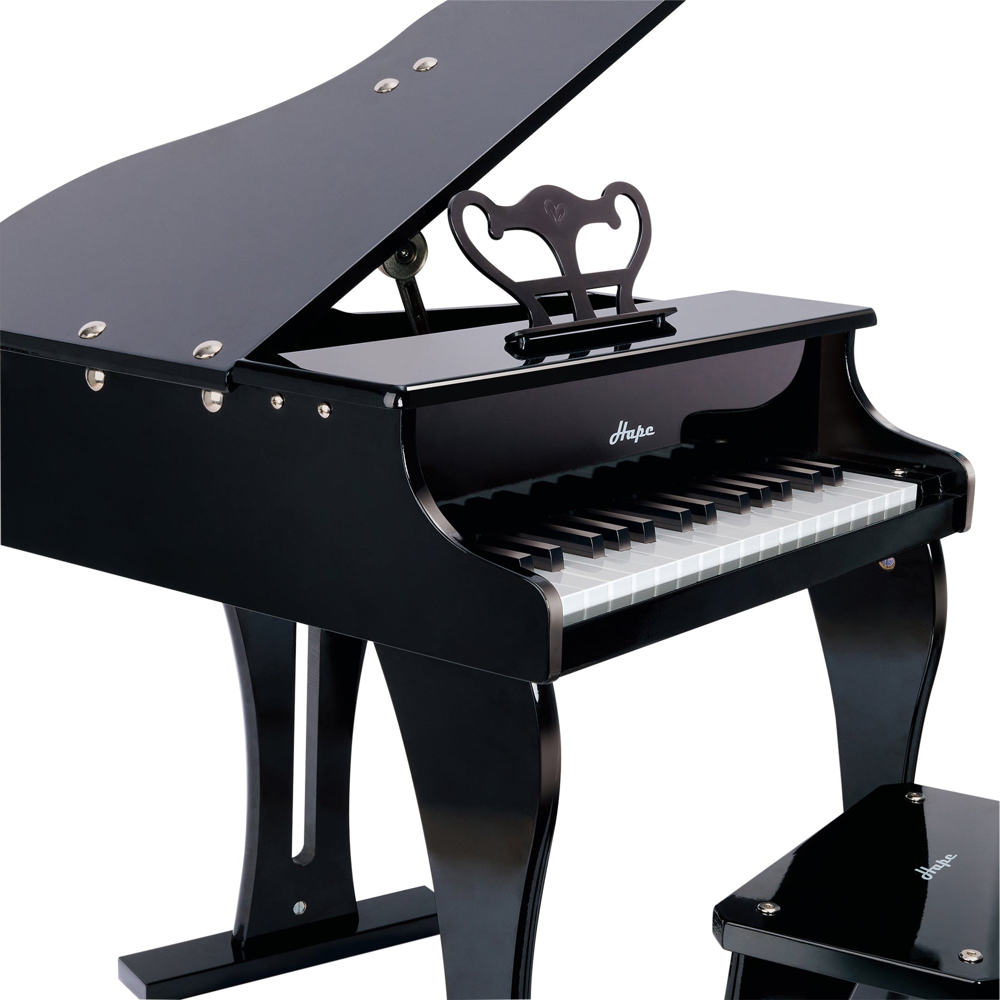 Hape Happy Grand Piano - Black - Mastermind Toys___248318