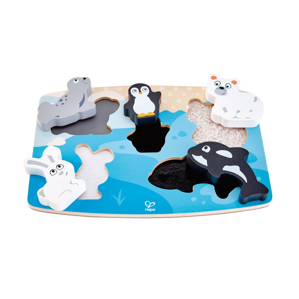 Hape Polar Animal Tactile Puzzle - Mastermind Toys___206247