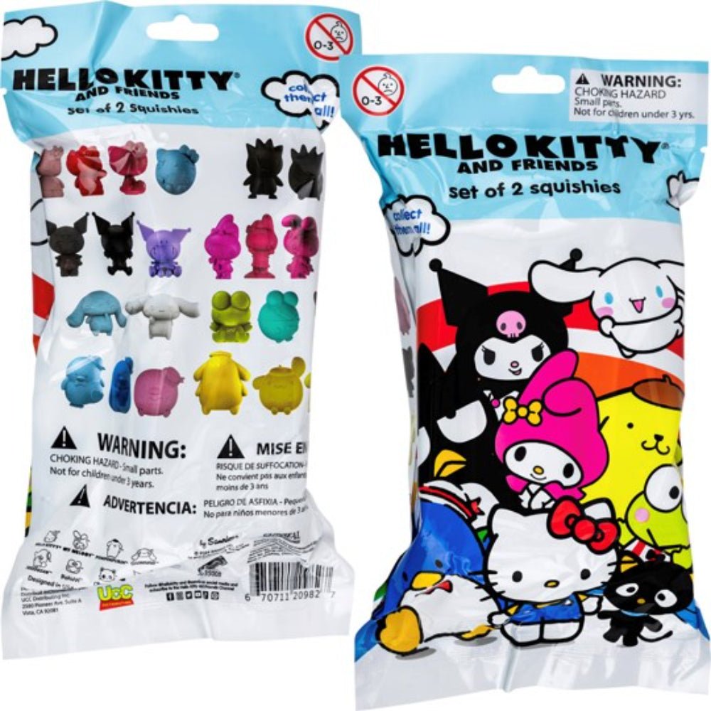 Hello Kitty And Friends 2 Pack Squishies in CDU - Mastermind Toys___246617